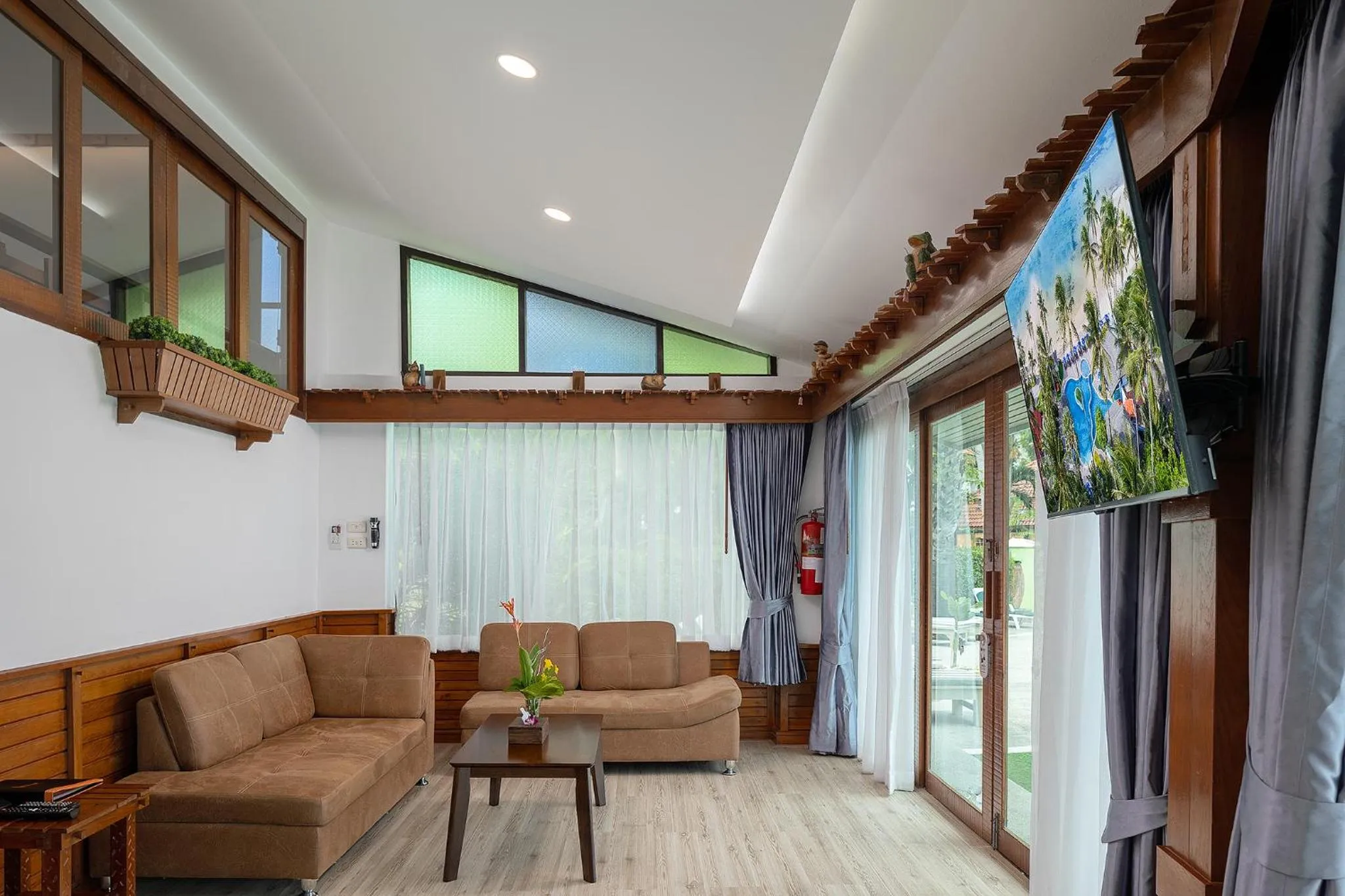 Living room in Chaba Cabana Beach Resort