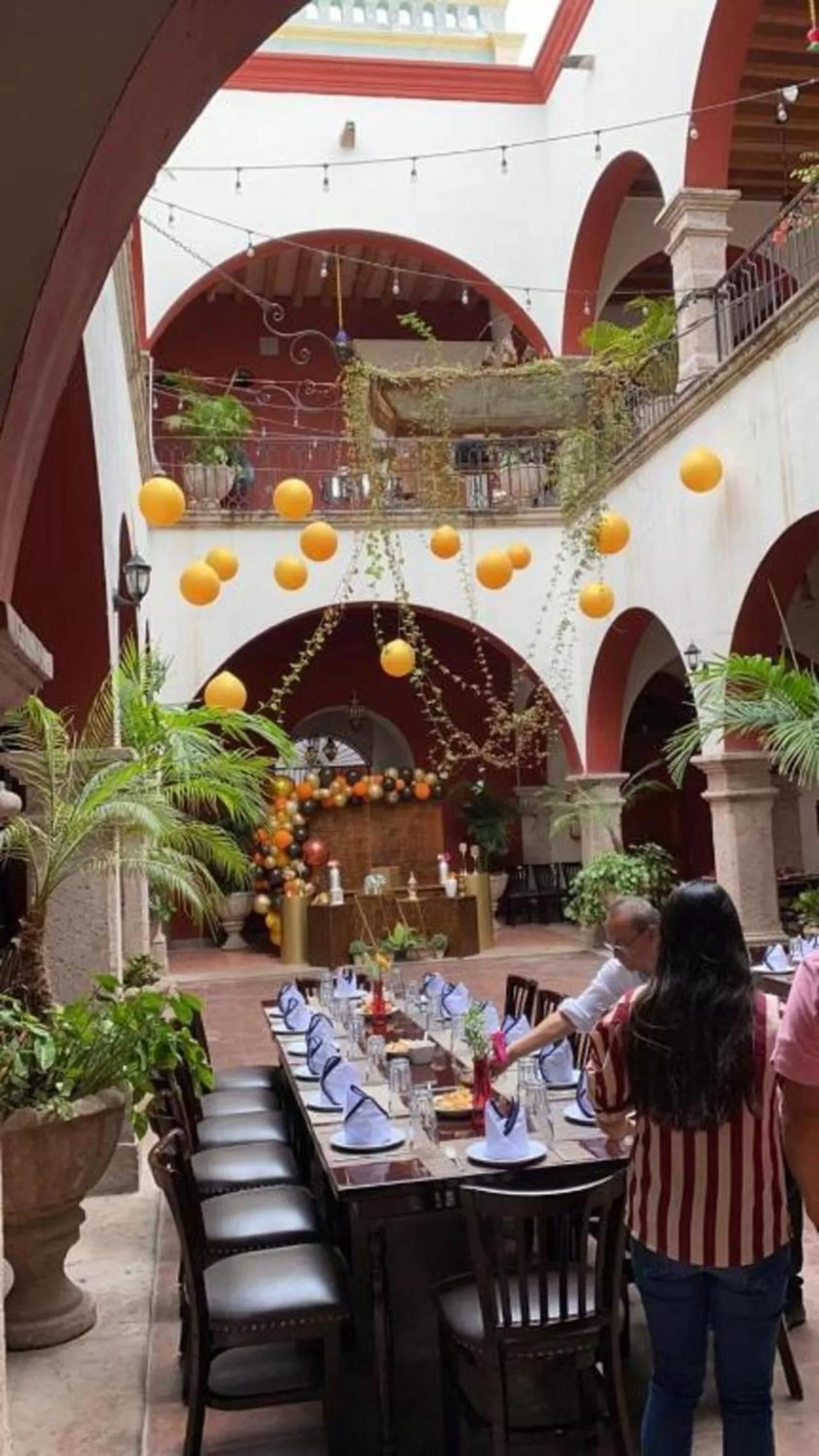 Patio in Hotel Santa Elena