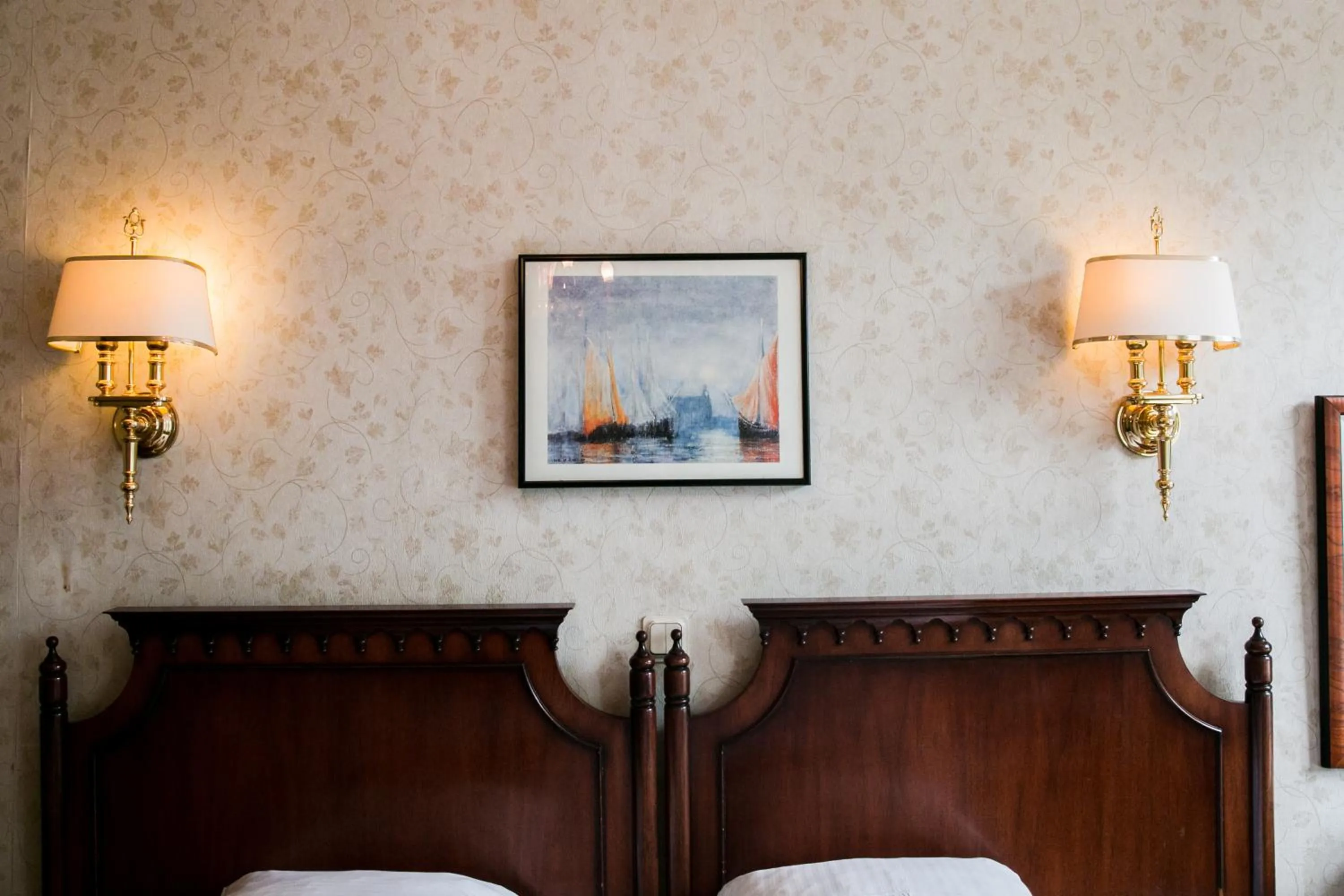 Decorative detail, Bed in Hotel Atlanta