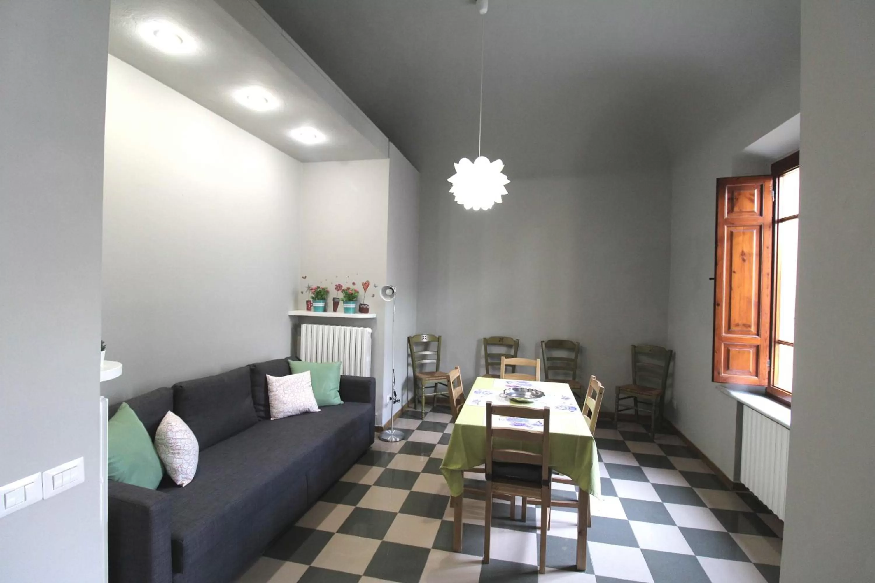 Seating area in Le Cascine