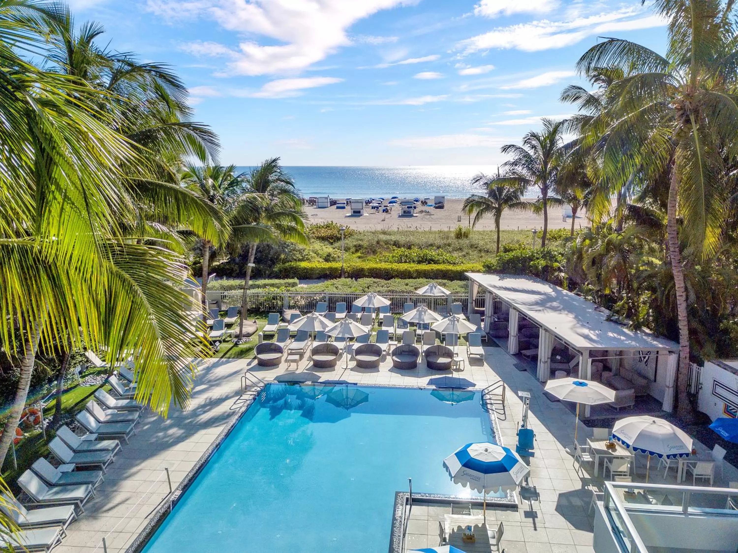Pool view in The Sagamore Hotel South Beach