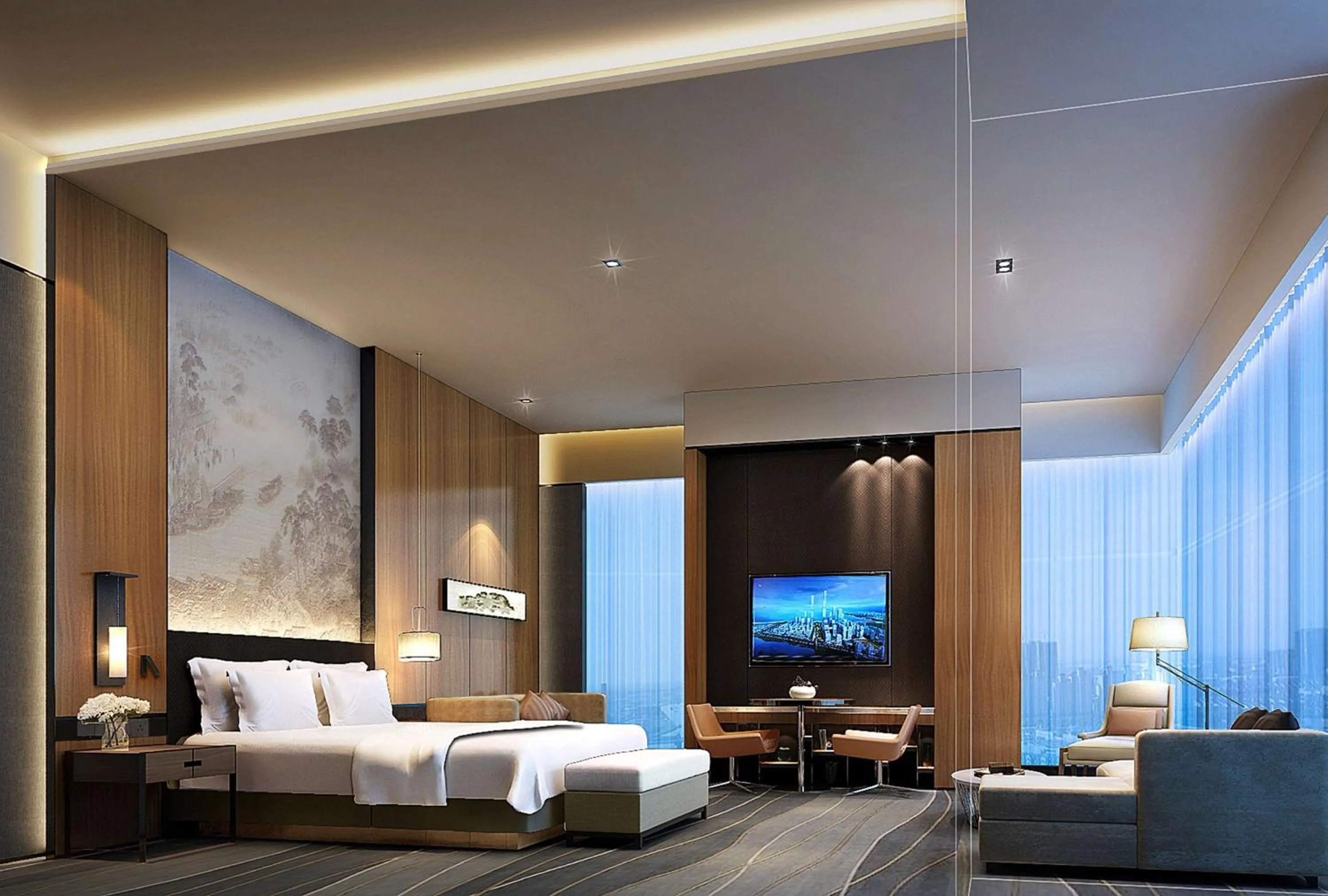 Executive Twin Room in Doubletree By Hilton Suzhou Wujiang