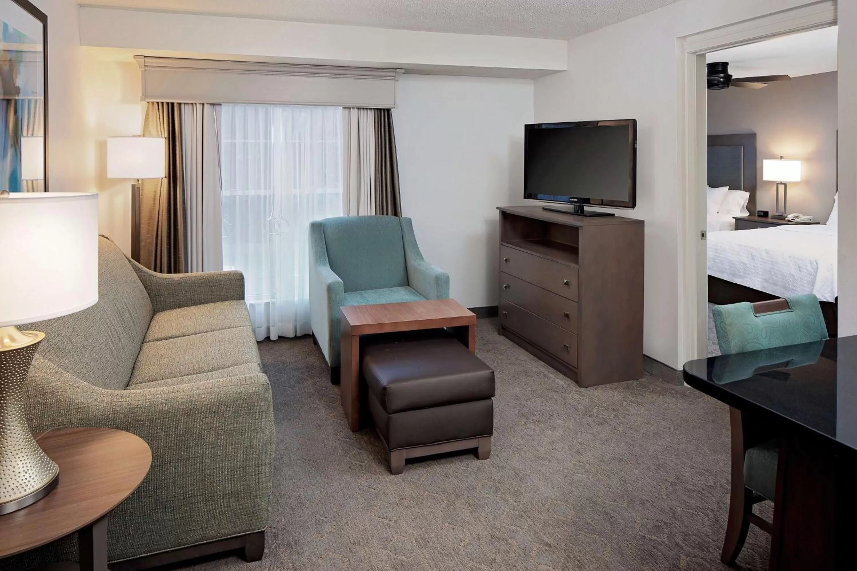 Photo of the whole room, Bed in Homewood Suites by Hilton - Boston/Billerica-Bedford