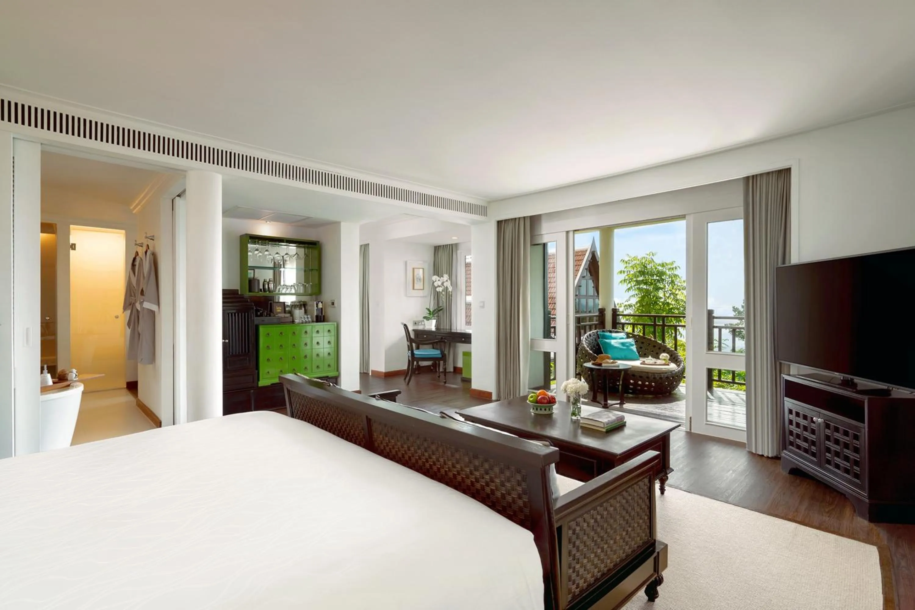 Photo of the whole room, TV/Entertainment Center in InterContinental Koh Samui Resort, an IHG Hotel