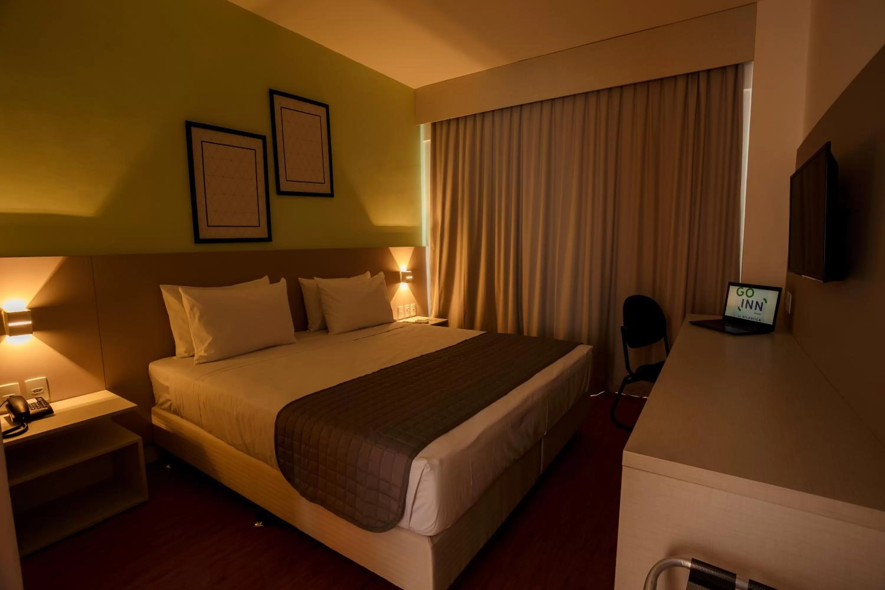 Bedroom, Bed in Go Inn Goiana by Atlantica Hotels