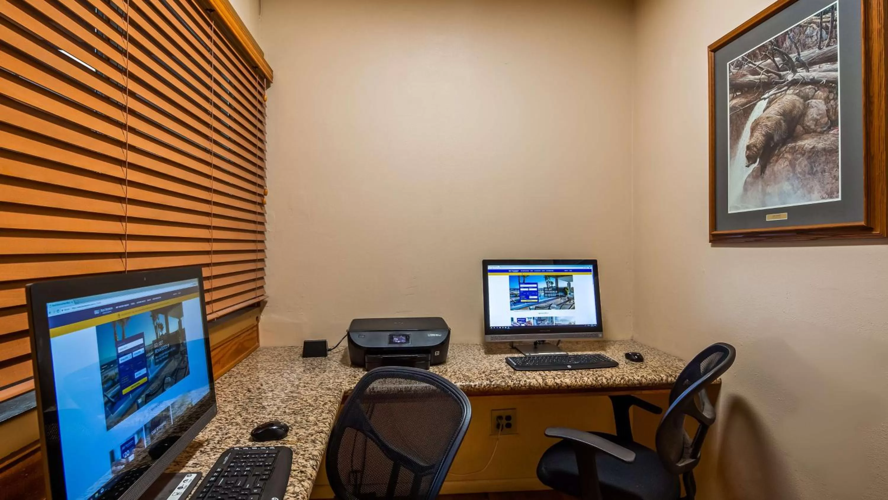 On site in Best Western Valdez Harbor Inn