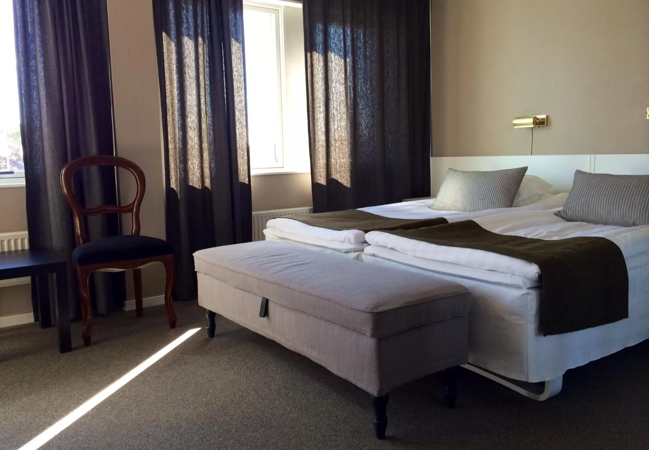 Bed in Hotell Garvaren