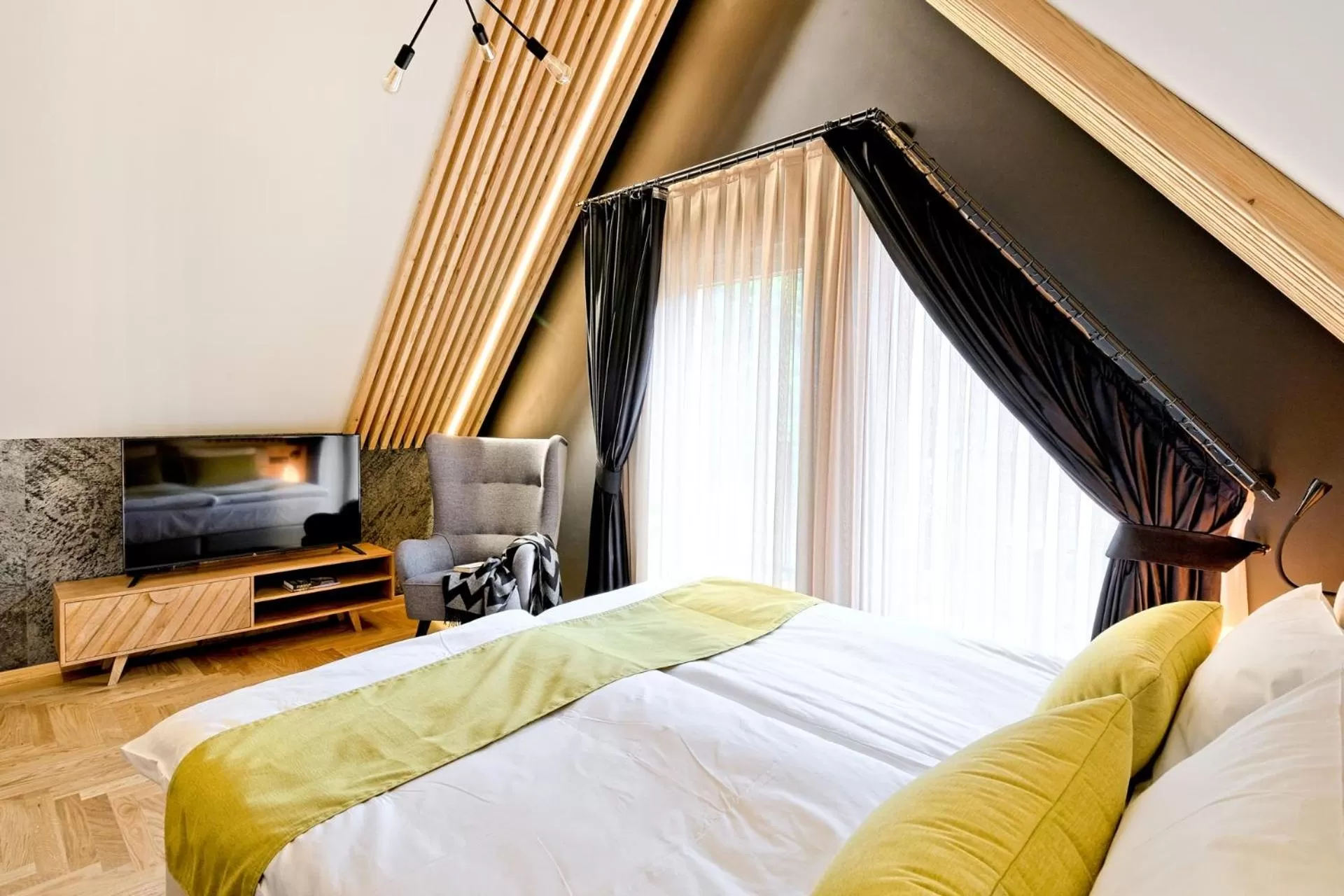 Bed in Harda House Friends & Spa