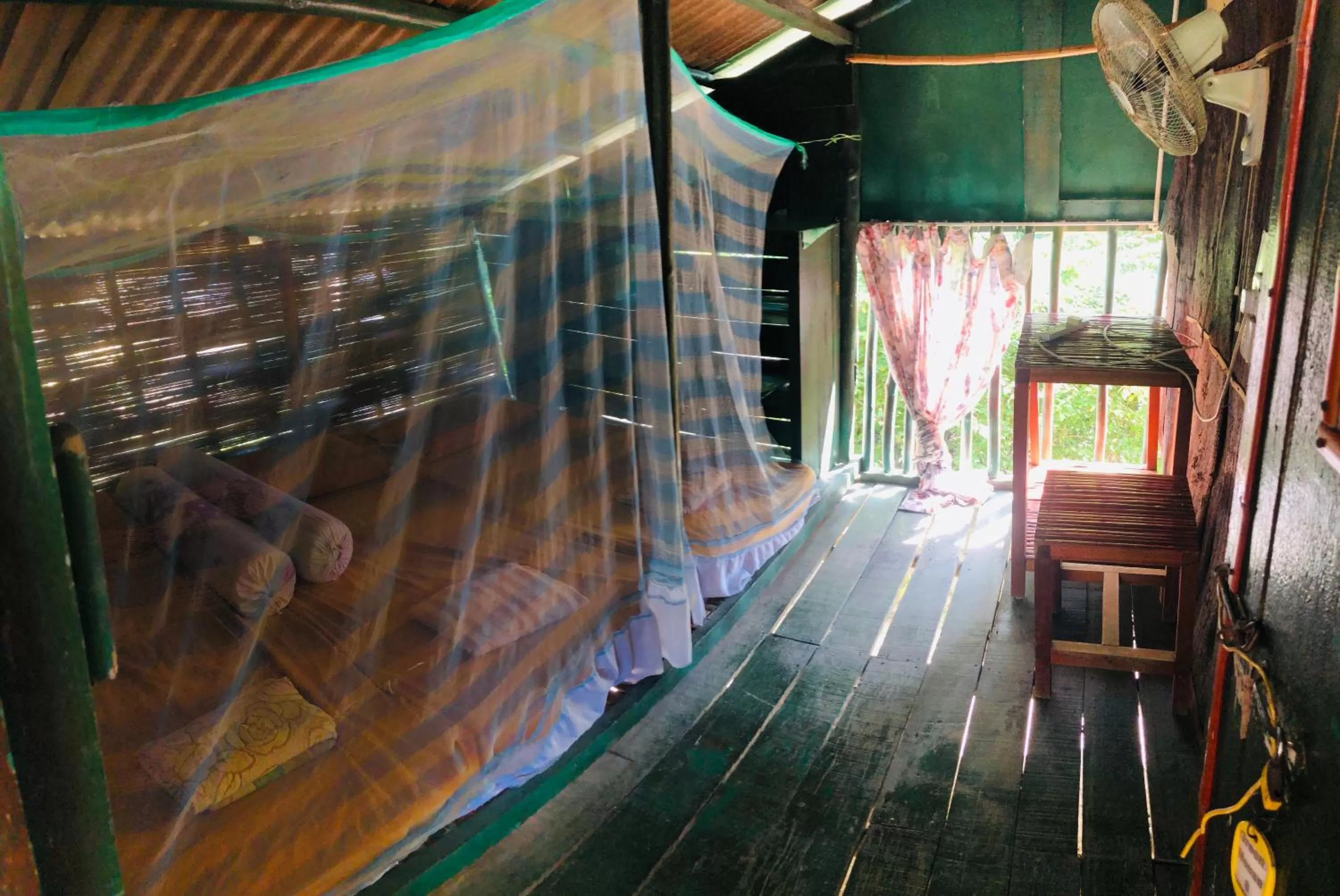 Bed in Dragon Pearl Beach Resort