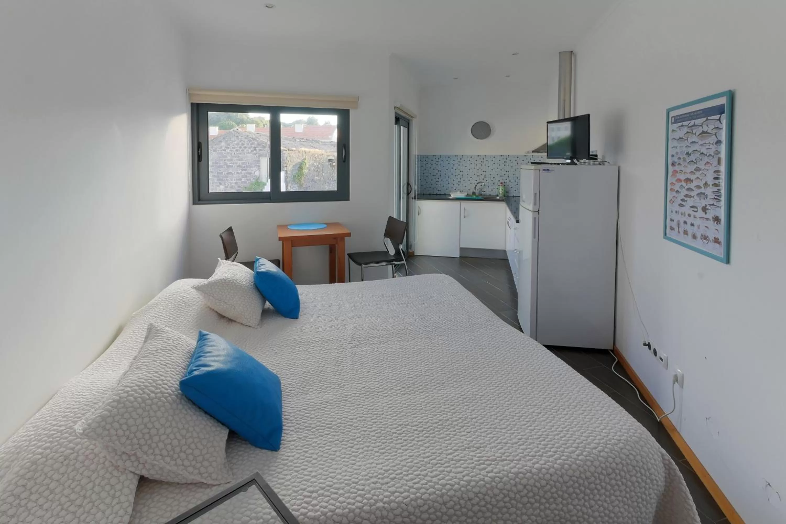 Bed in Faial Marina Apartments 1