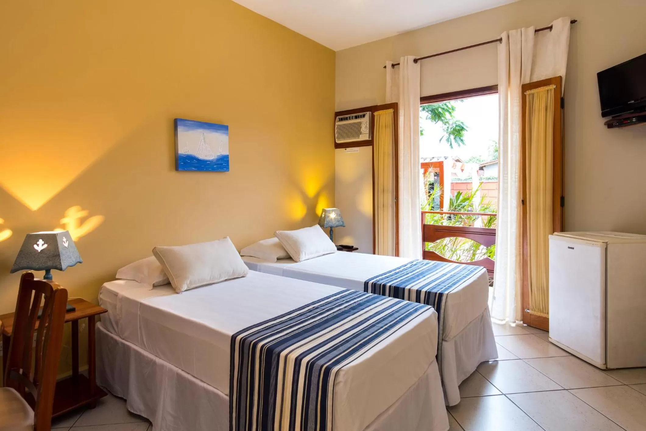 Bed in Pousada Mar Azul