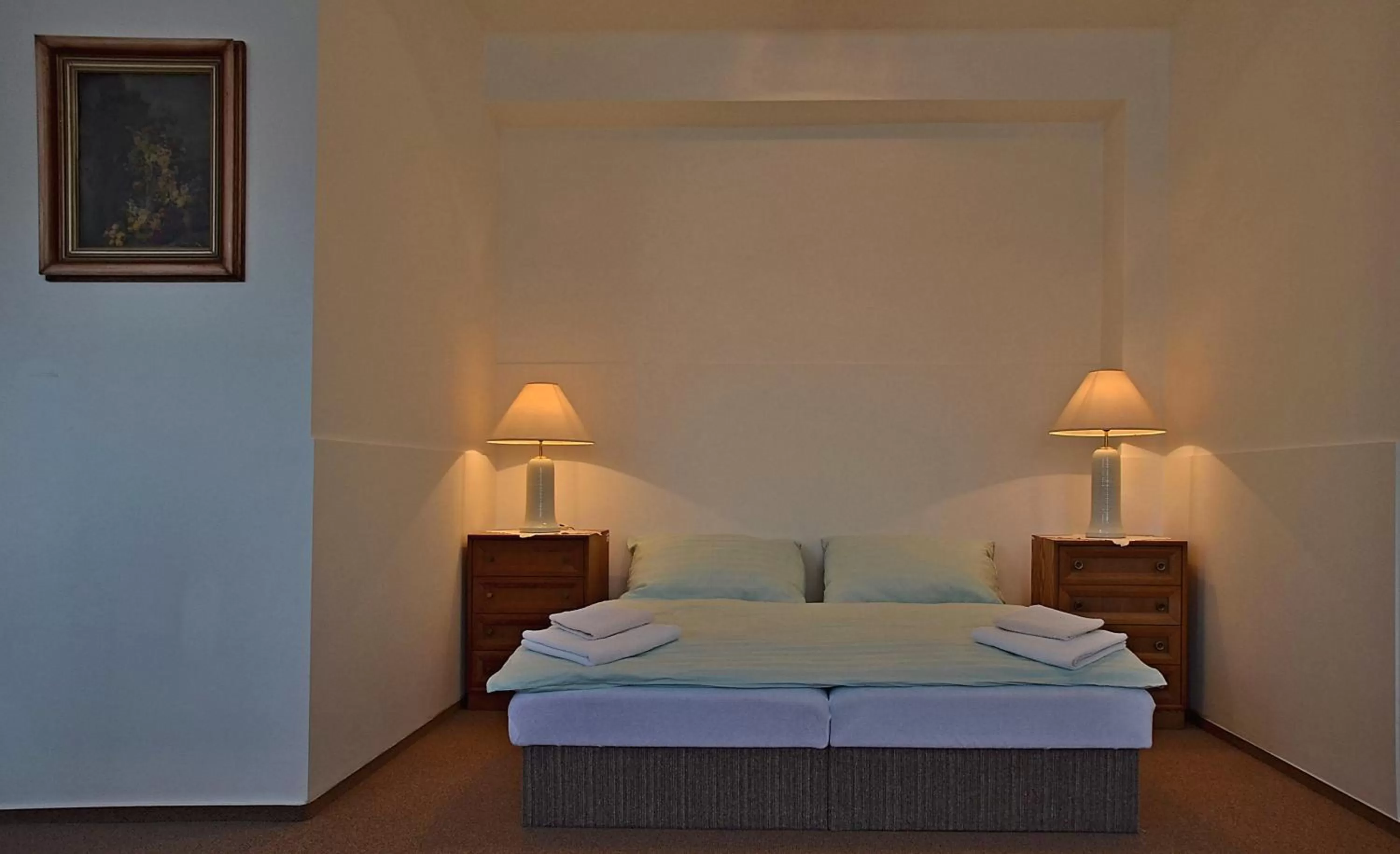 Bed in hotel Dobruška