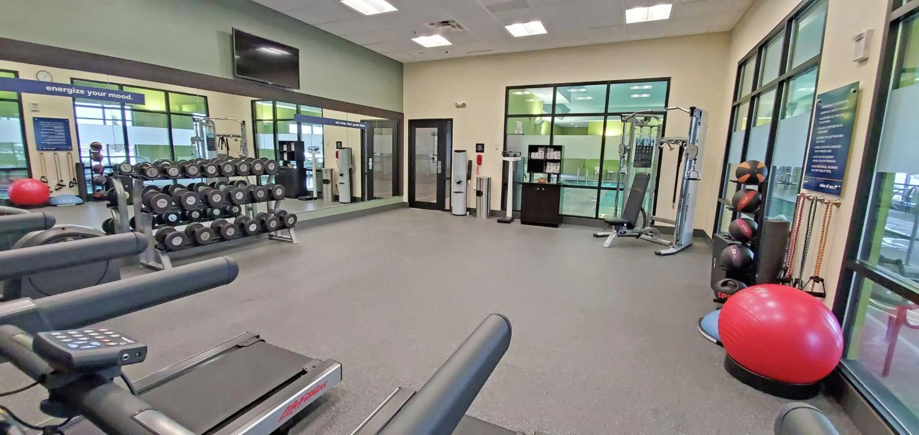 Fitness centre/facilities in Hampton Inn Kearney