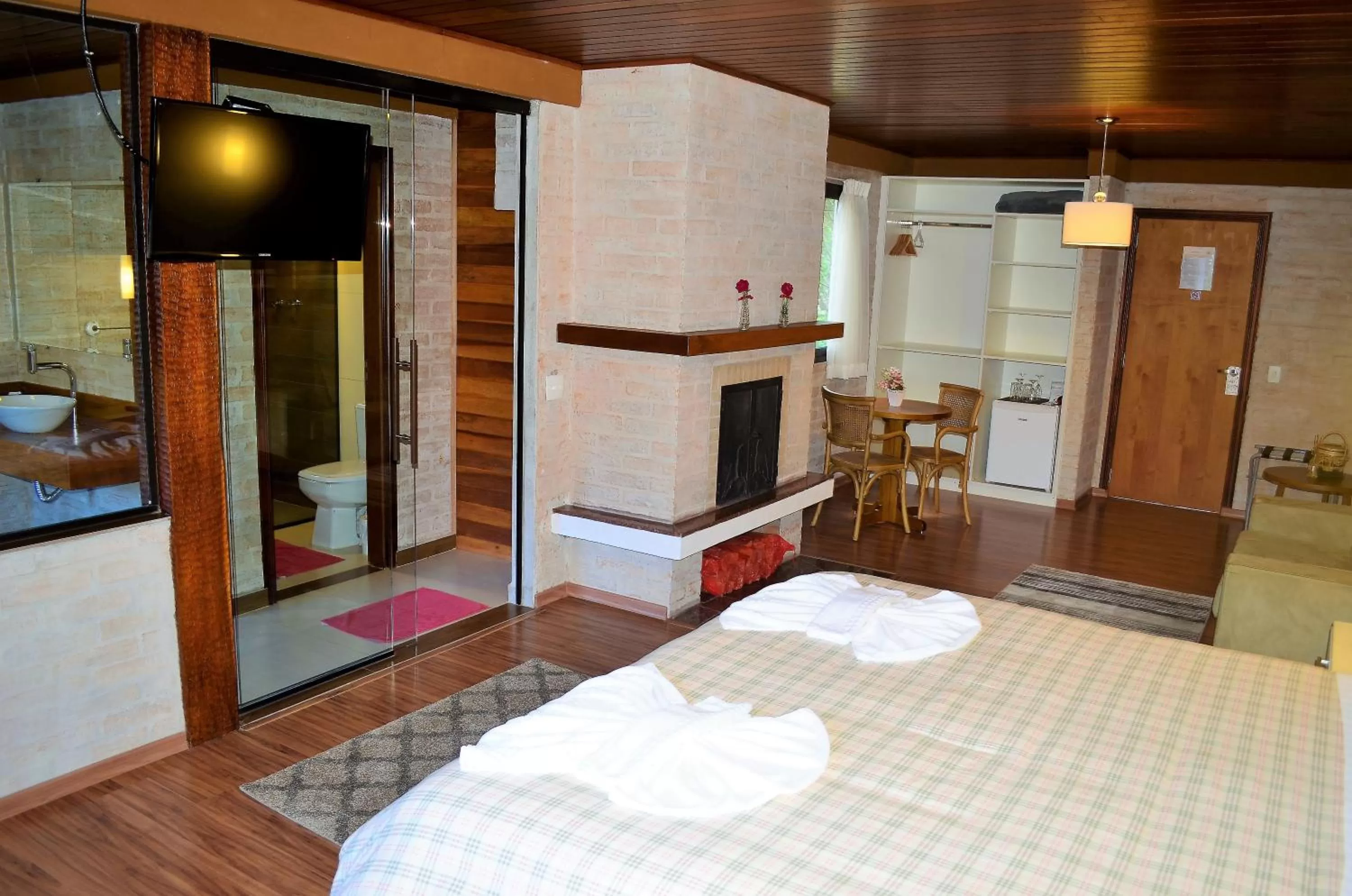 Bed in Pousada Toca Da Coruja