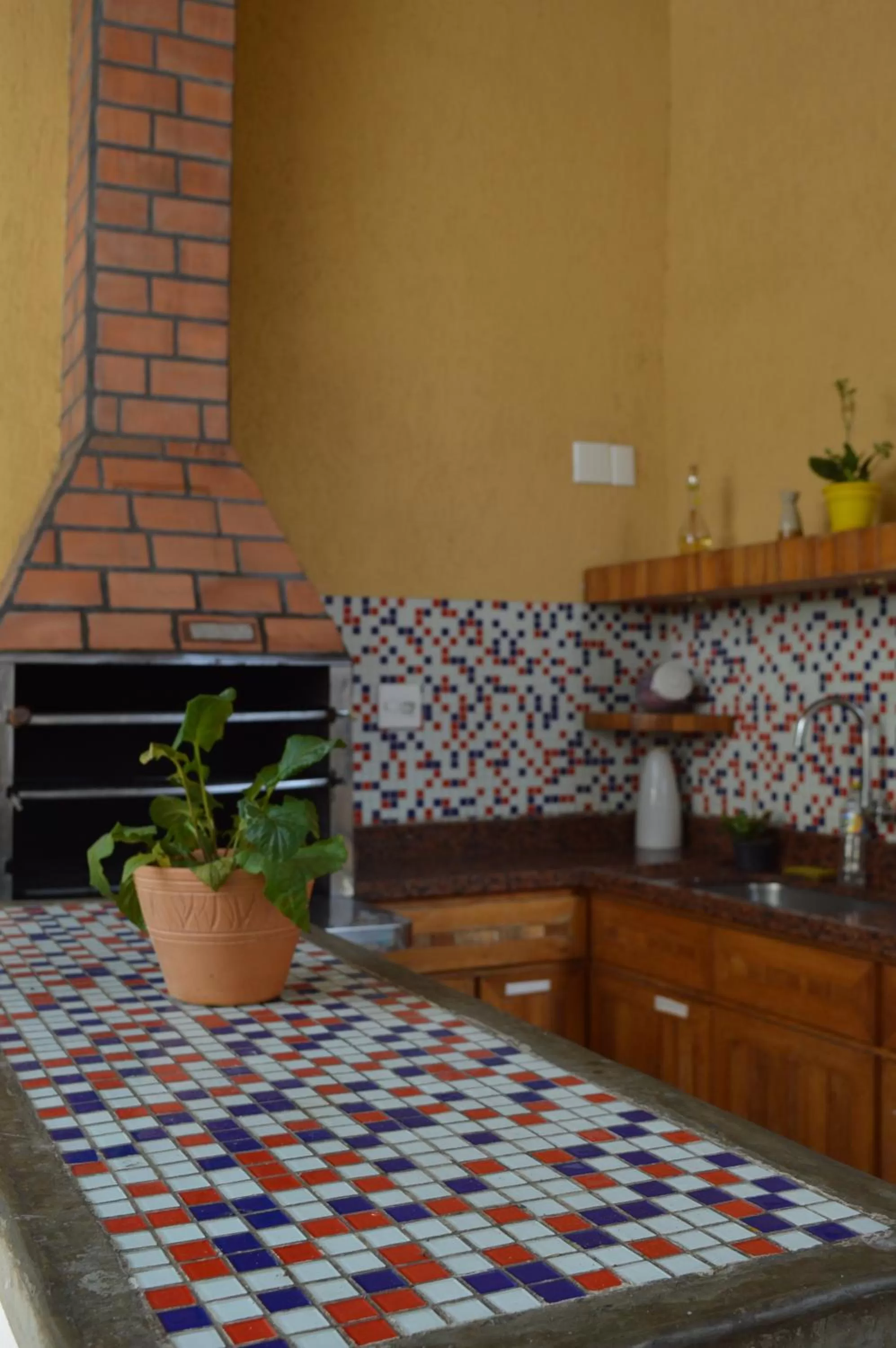 BBQ facilities, Kitchen/Kitchenette in Pousada dos Franceses