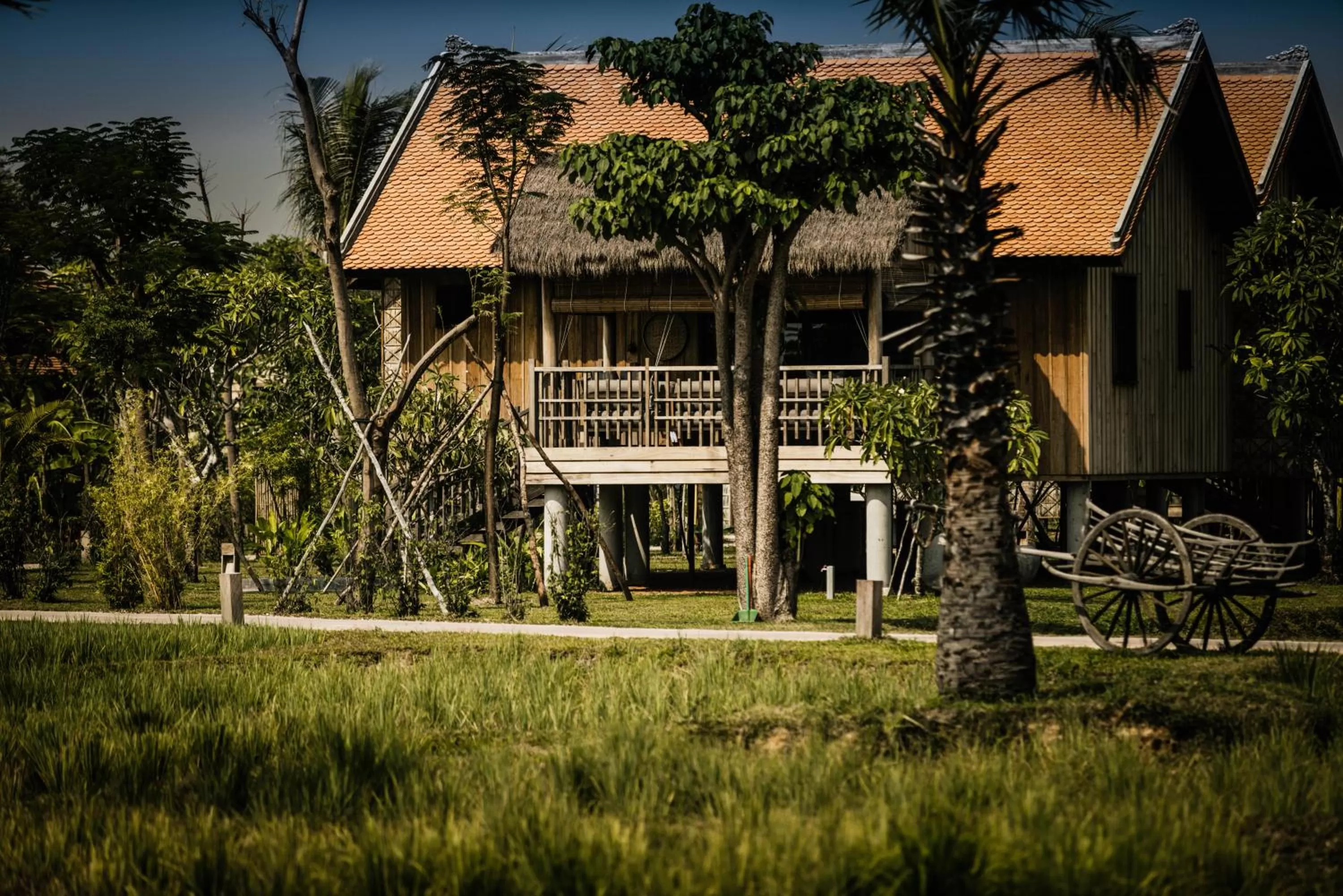 Garden view in Zannier Phum Baitang