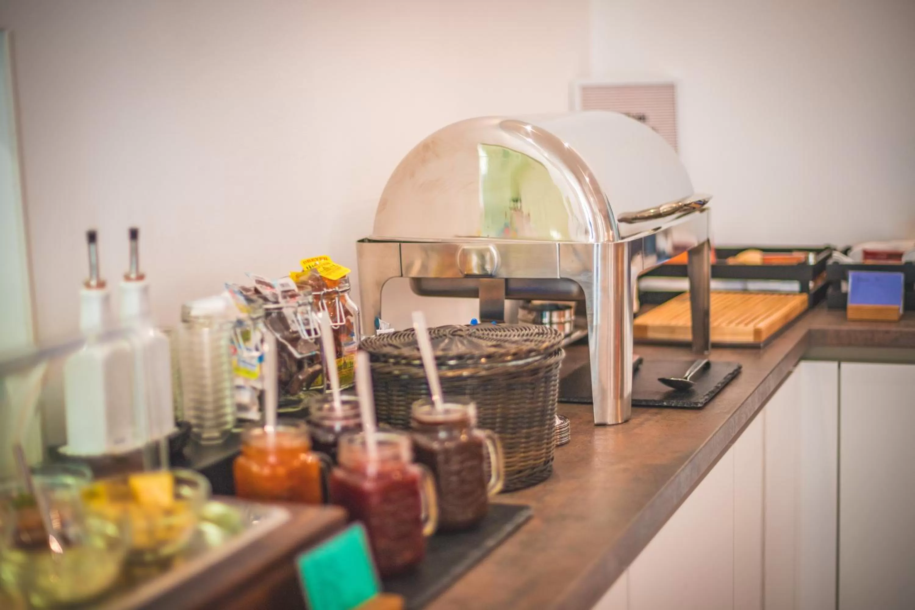 Food and drinks in Hotel via City Leipzig Mitte