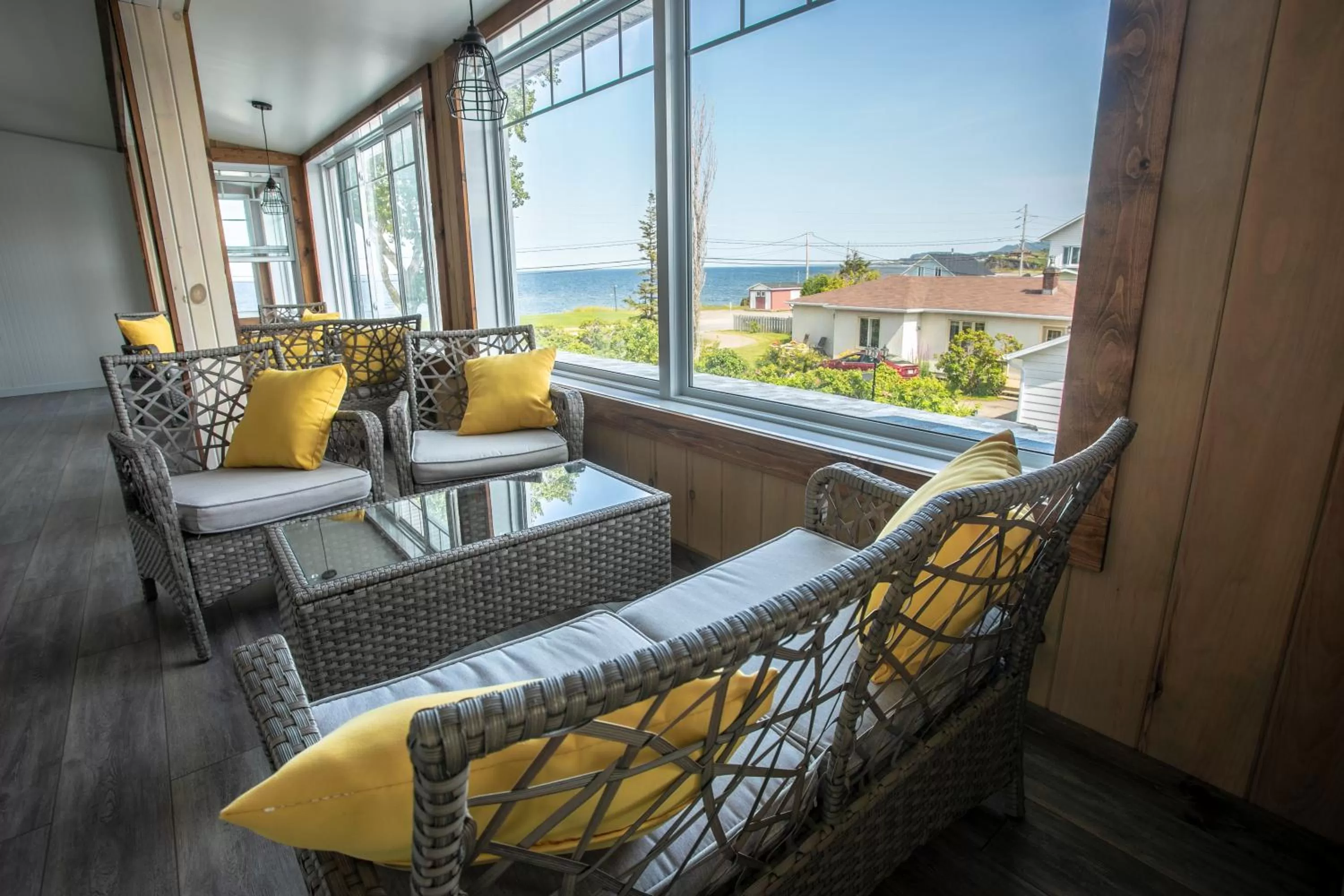 Balcony/Terrace in Auberge Seigneurie des Monts