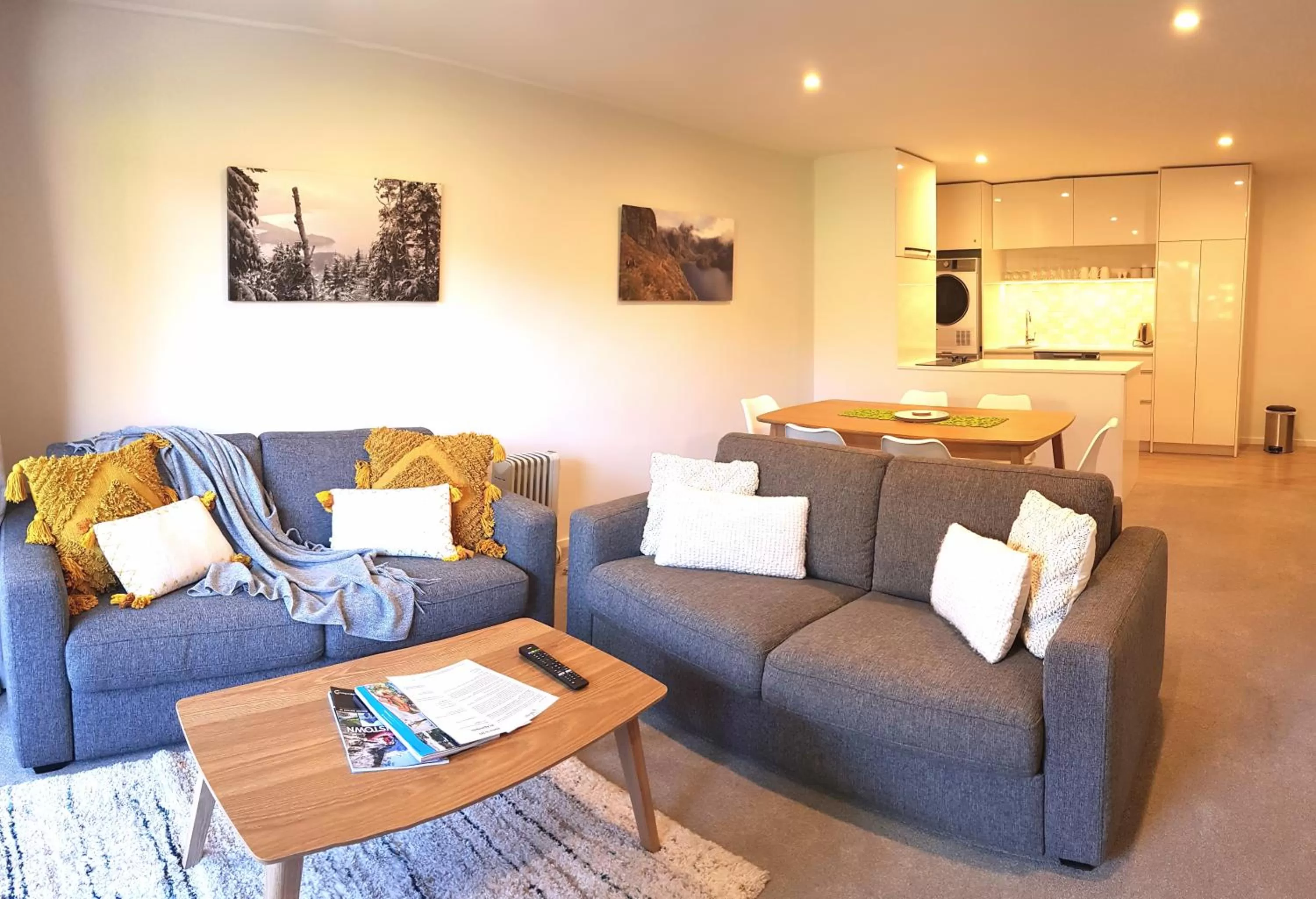 Living room in St James Apartments