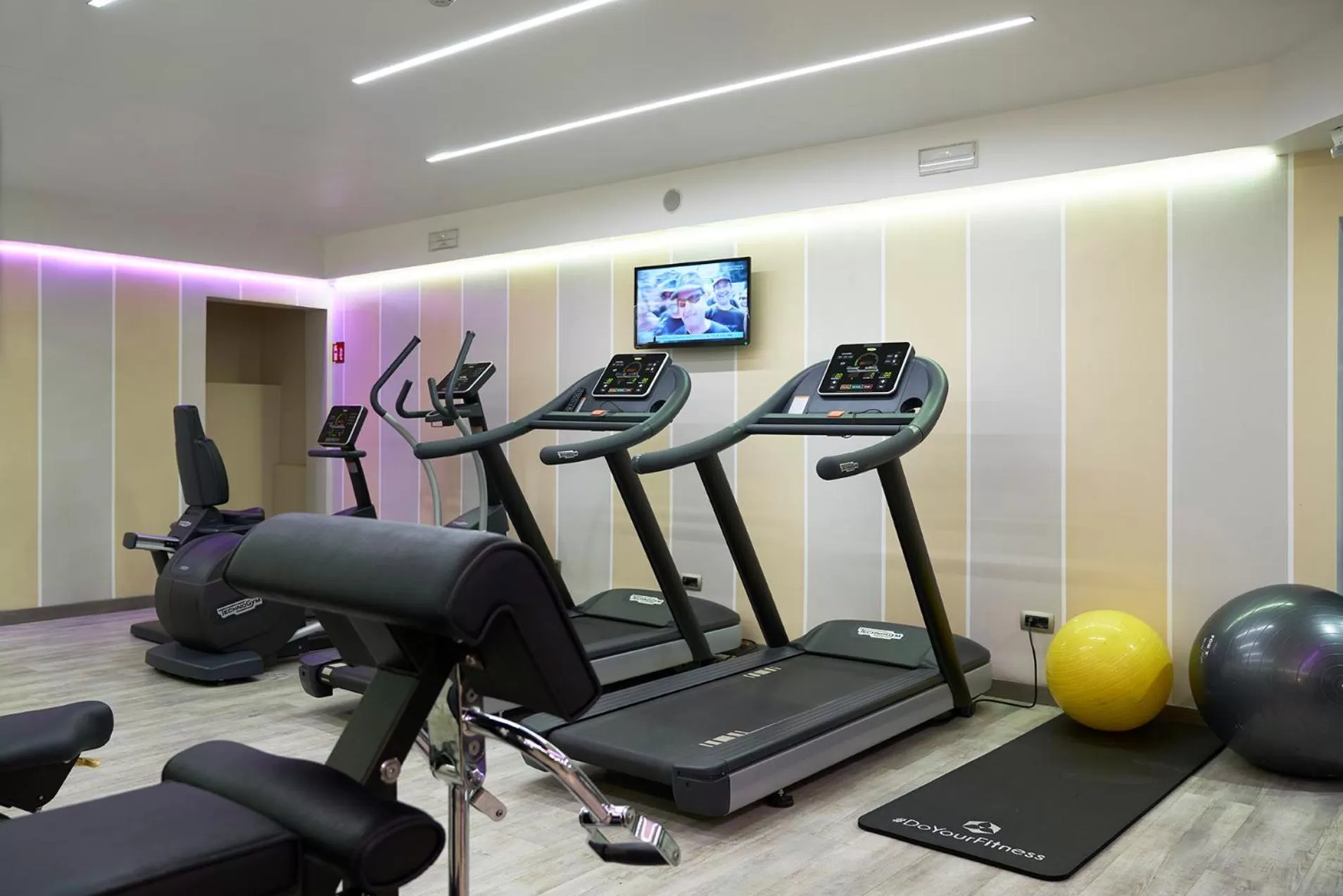 Fitness centre/facilities in Bianca Maria Palace Hotel