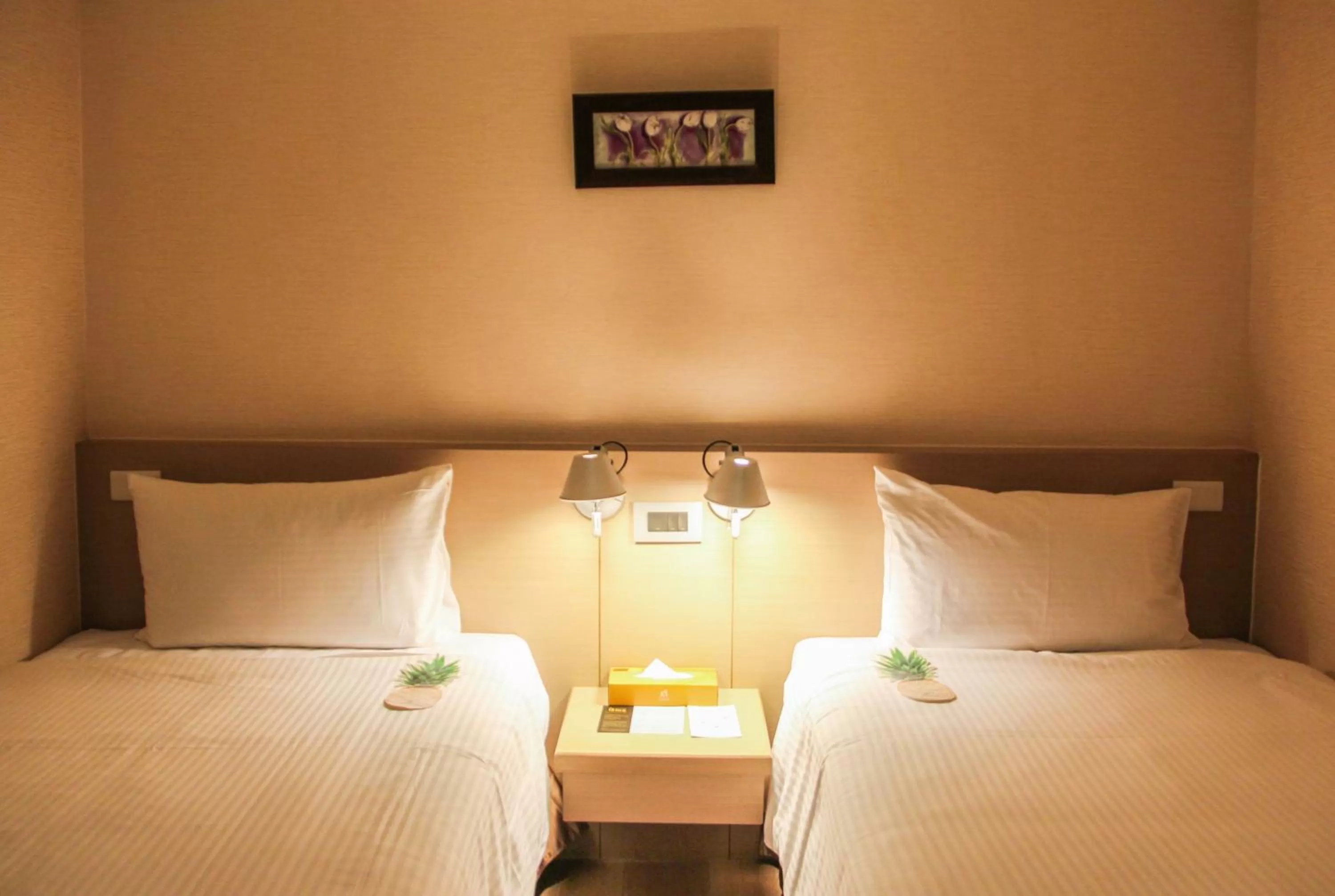 Bed in Mellow Fields Hotel