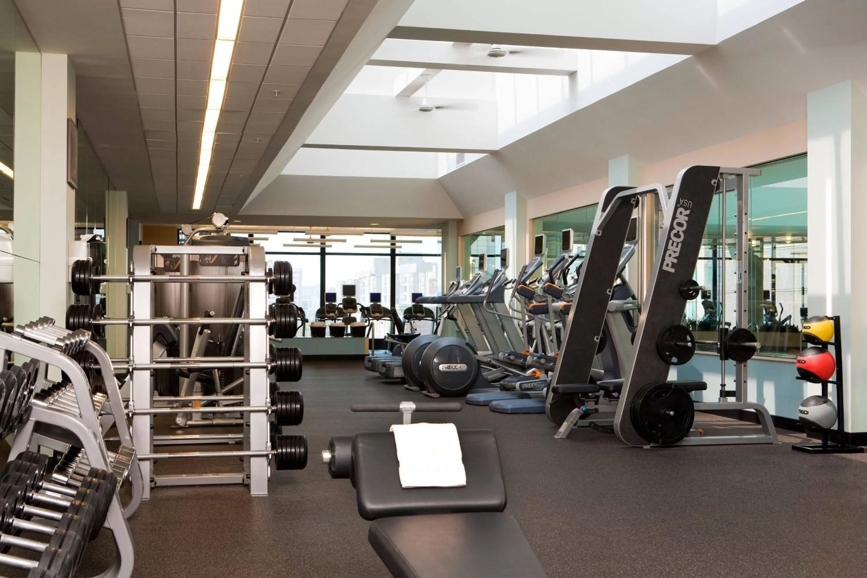 Fitness centre/facilities in Boston Marriott Copley Place