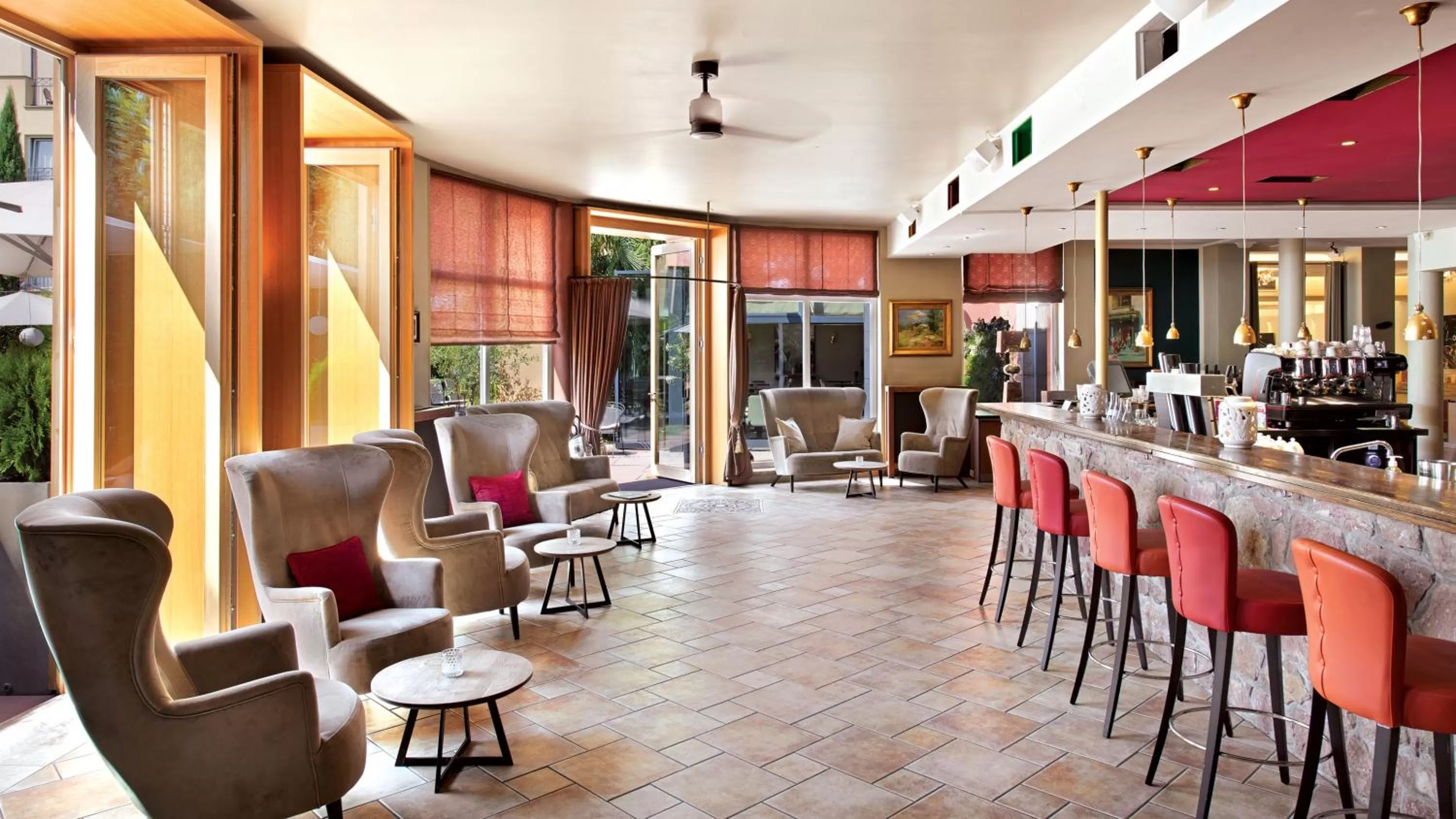 Lounge or bar in Hotel Villa Toskana
