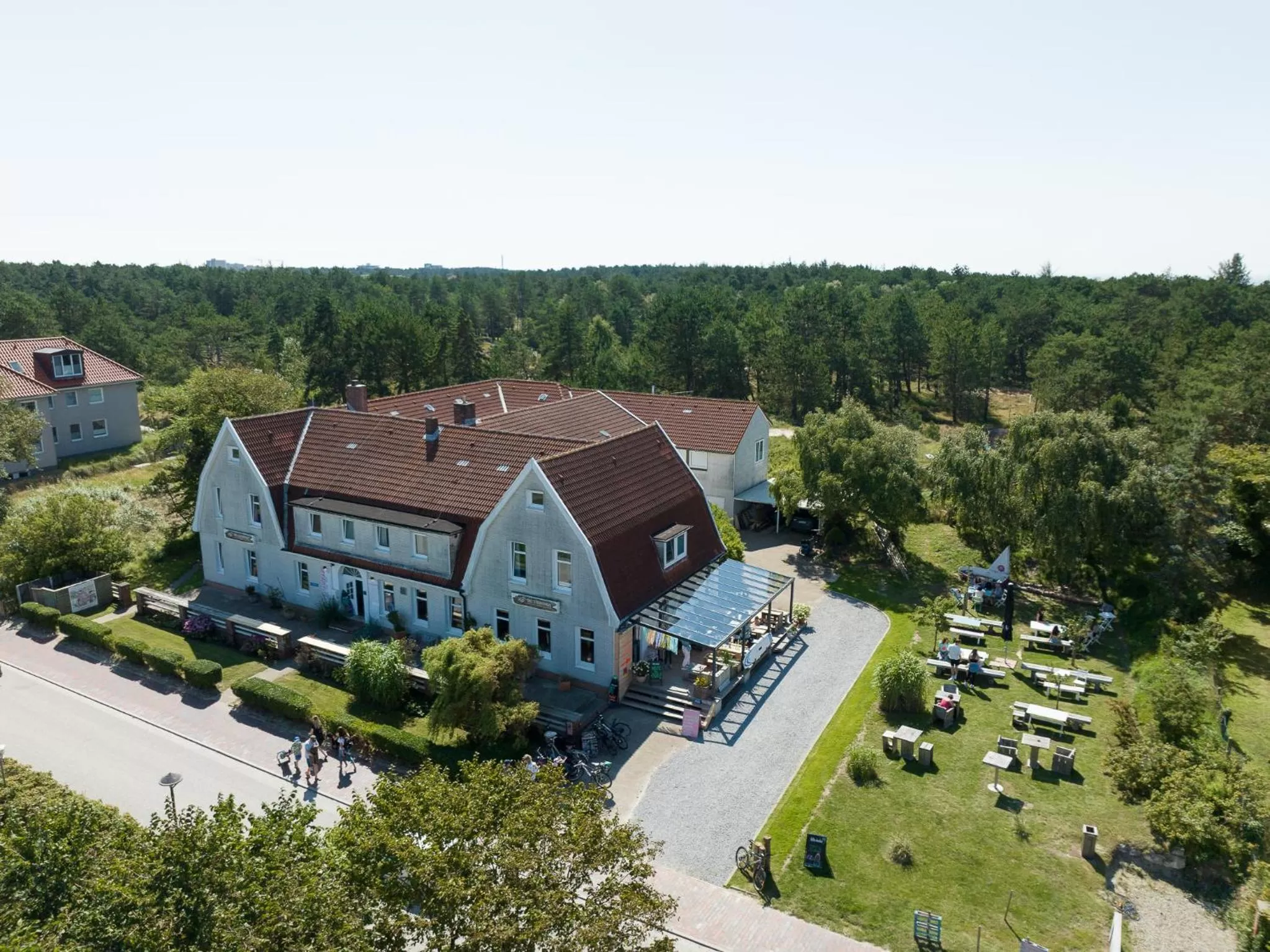 Property building, Bird's-eye View in Hotel 'Das Strandhaus'