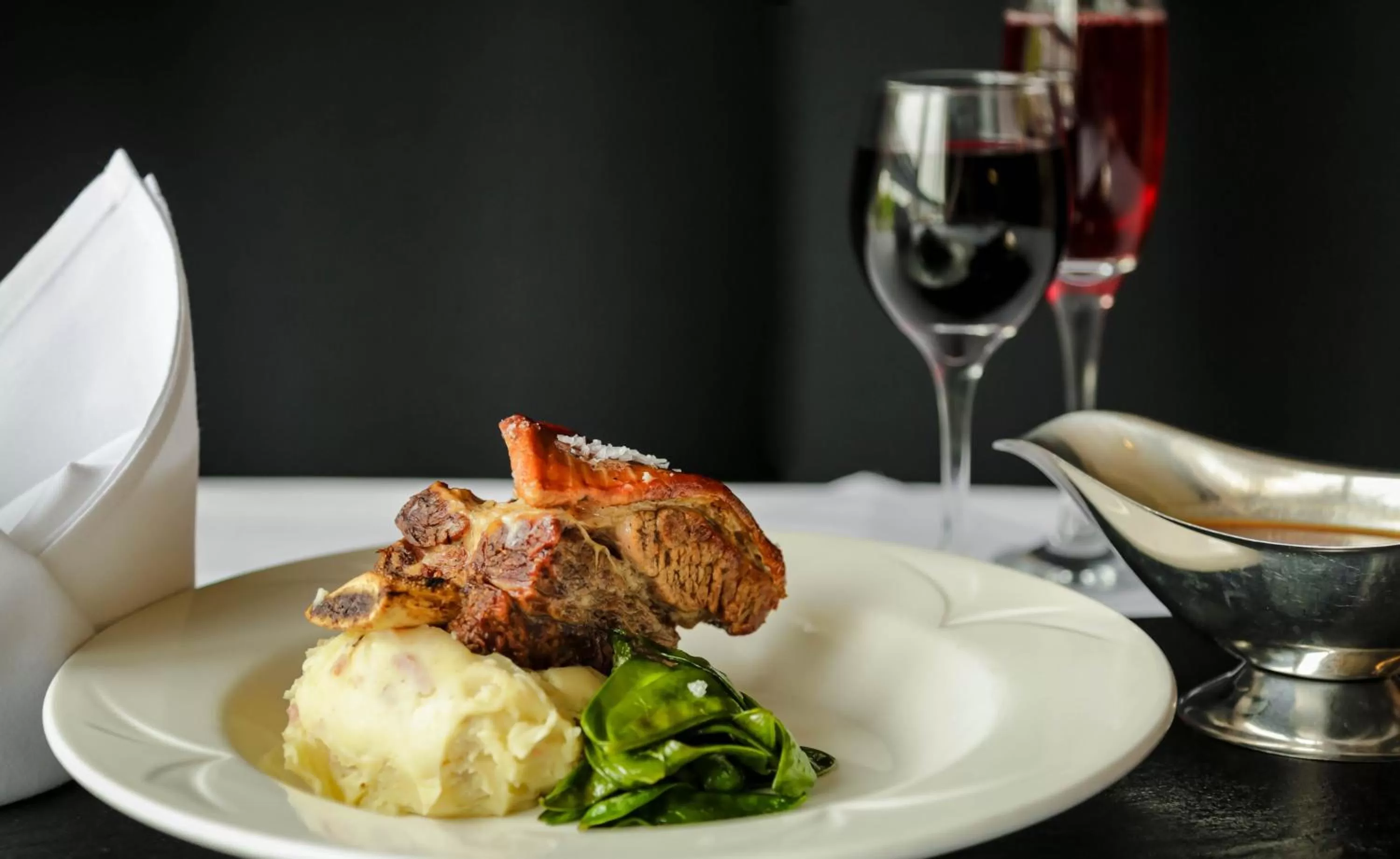 Food close-up in Garrison Hotel