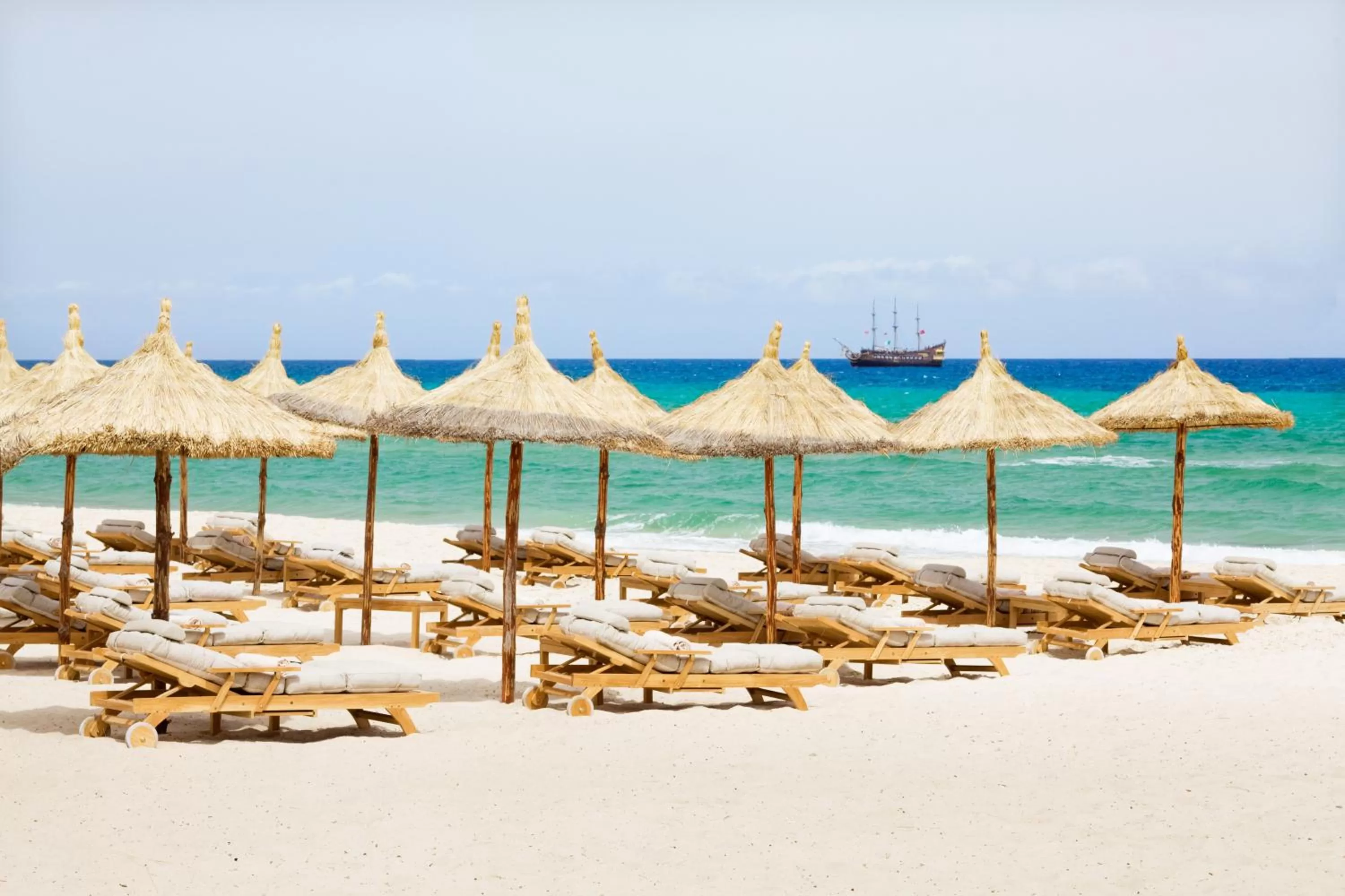 Beach in Mövenpick Resort & Marine Spa Sousse