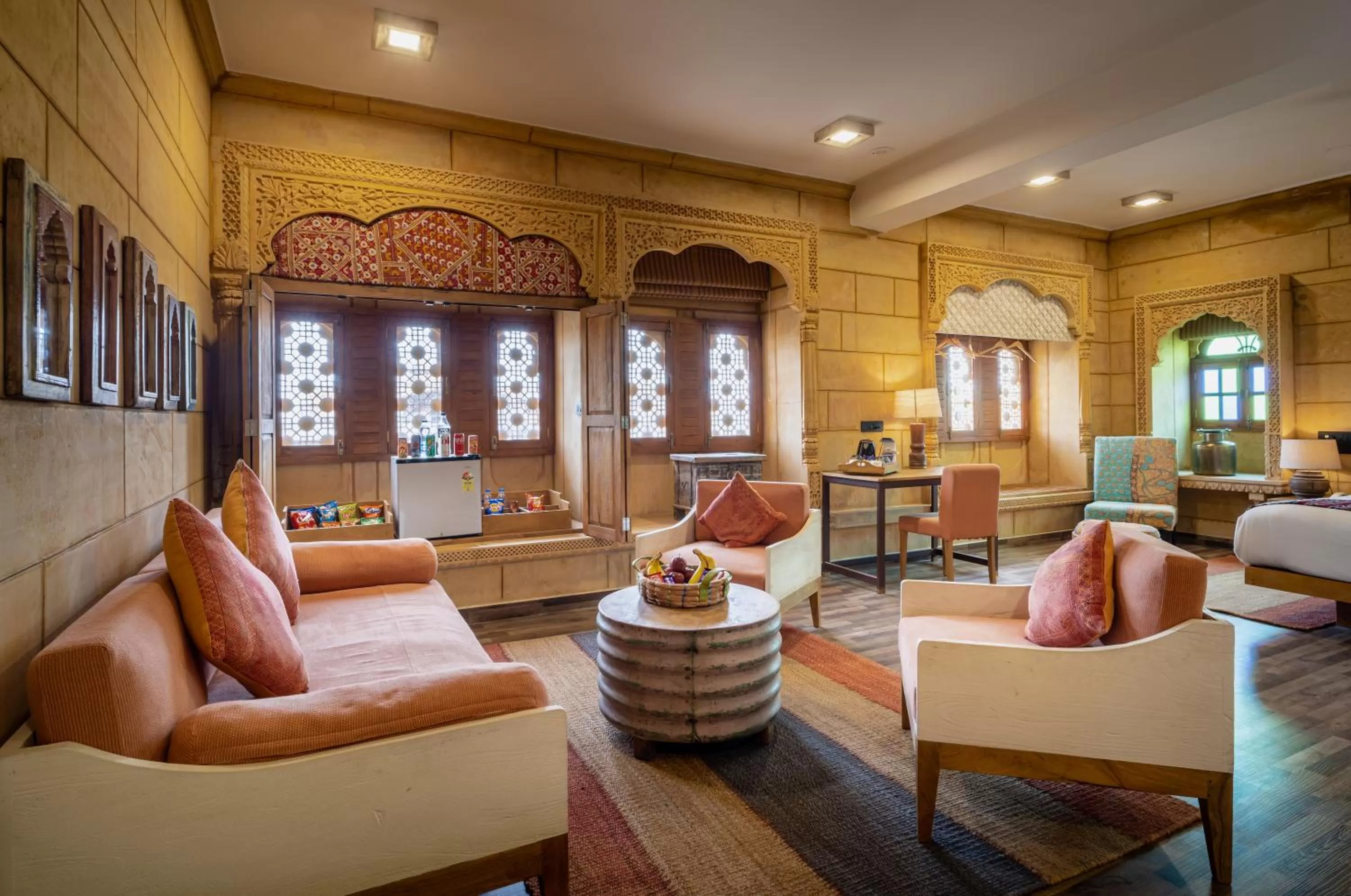 Seating area in Hotel Grand Khalifa