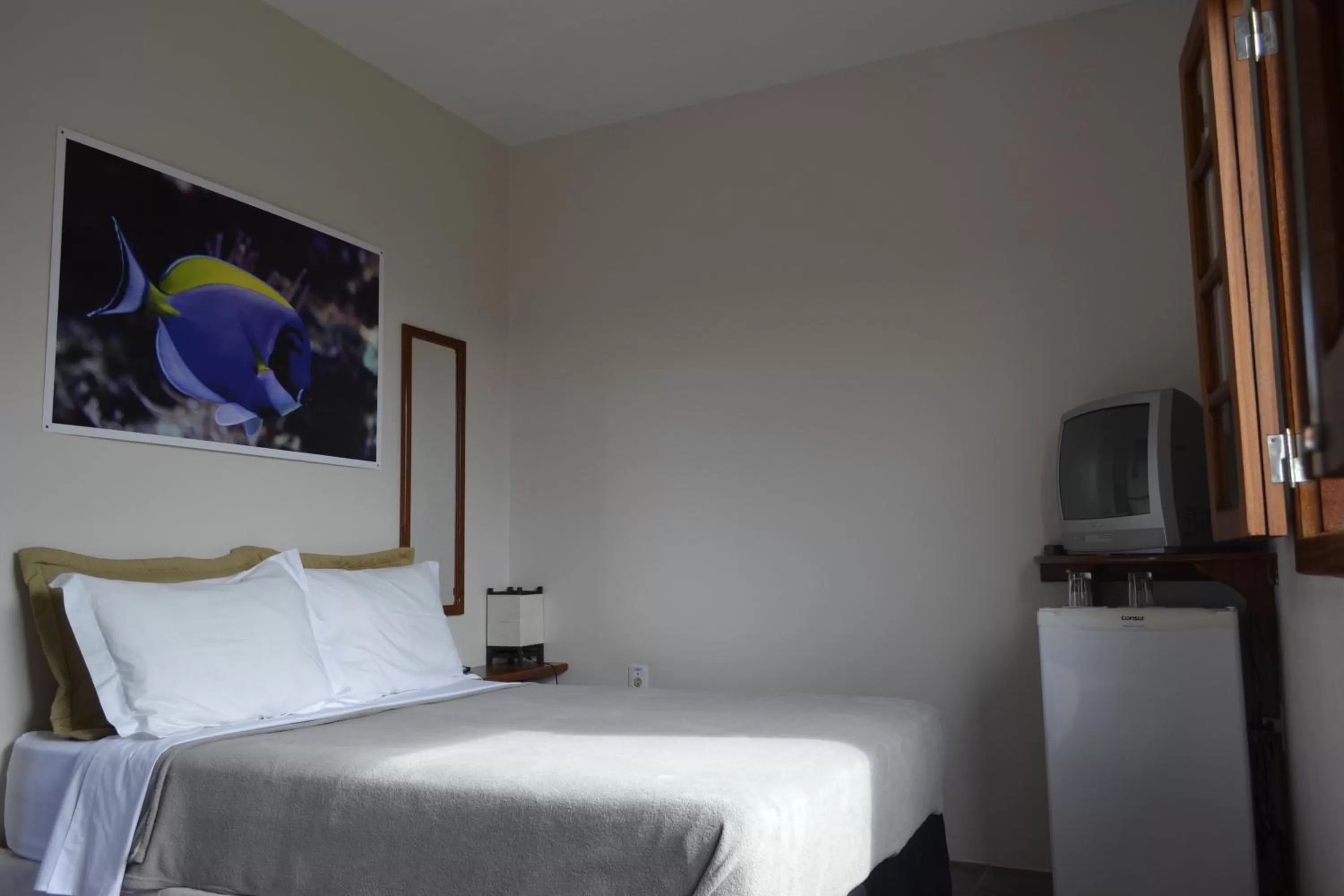 Bed in Pousada Água da Fonte