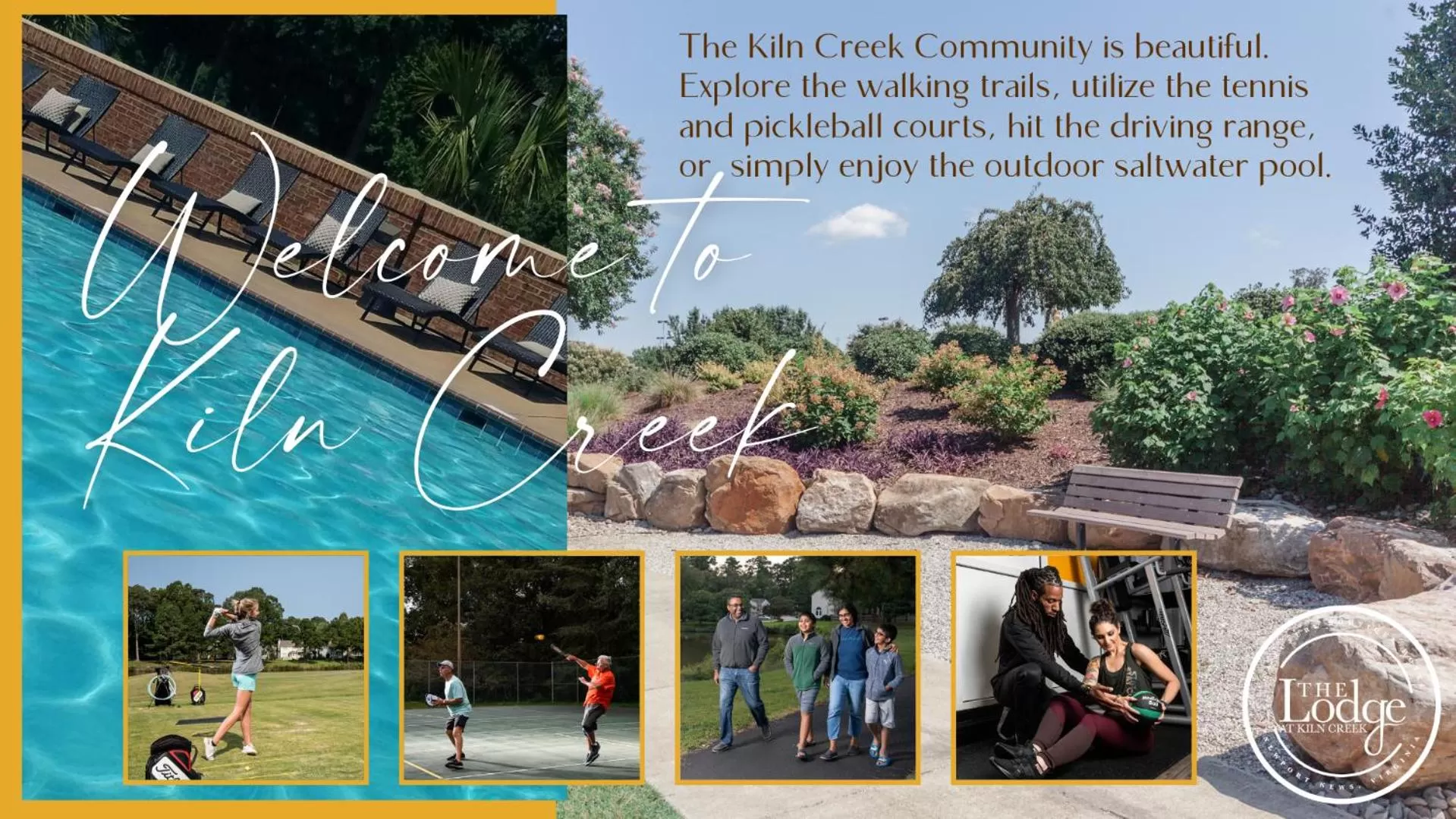 Pool view in The Lodge at Kiln Creek Resort