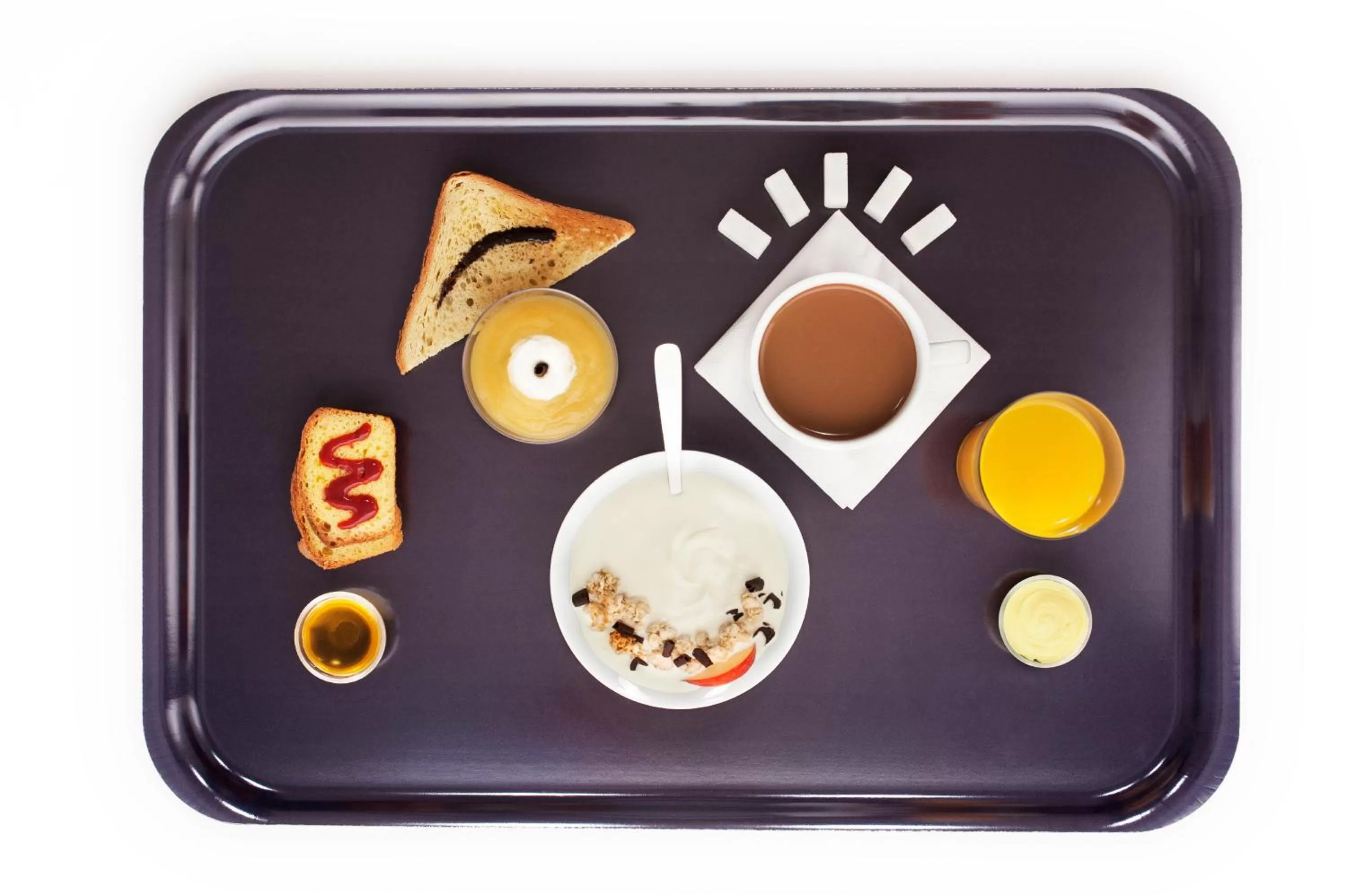 Continental breakfast in ibis budget Pontarlier