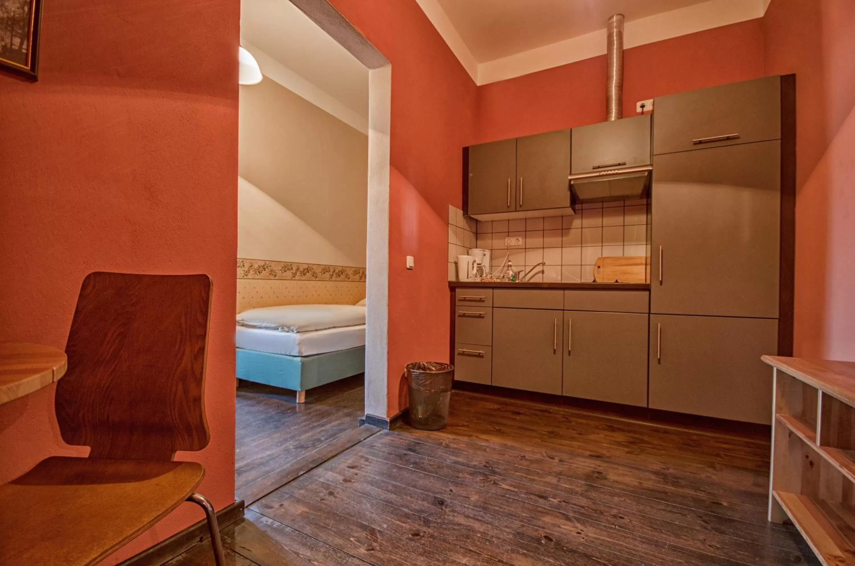 Decorative detail, Bed in Hotel zur Henne