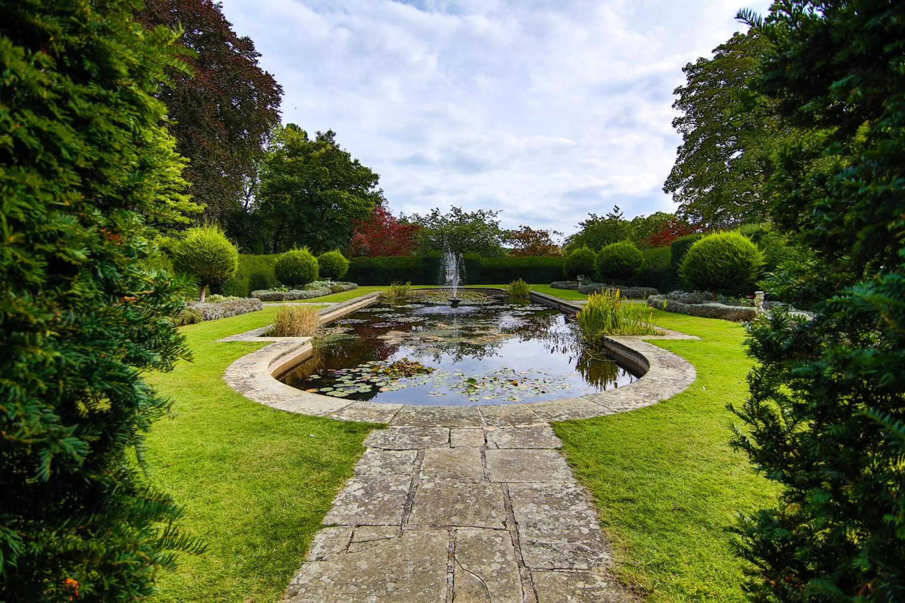 Patio in Horwood House Hotel