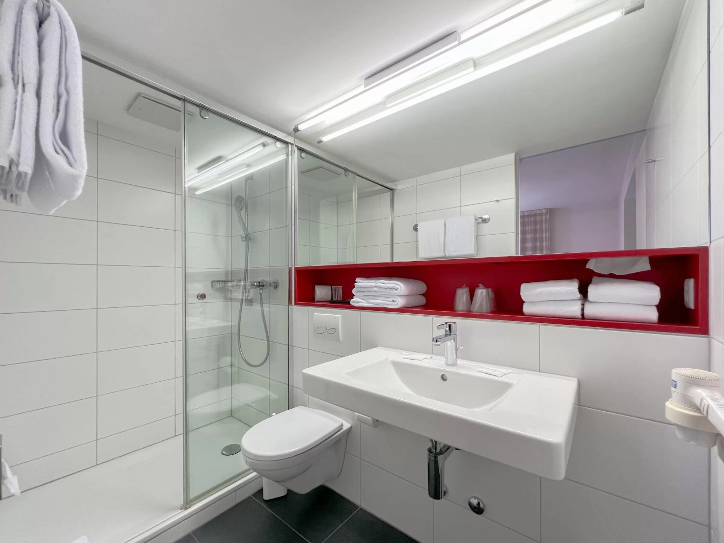 Shower in Hotel Rothaus Luzern & Peruvian Culinary Art