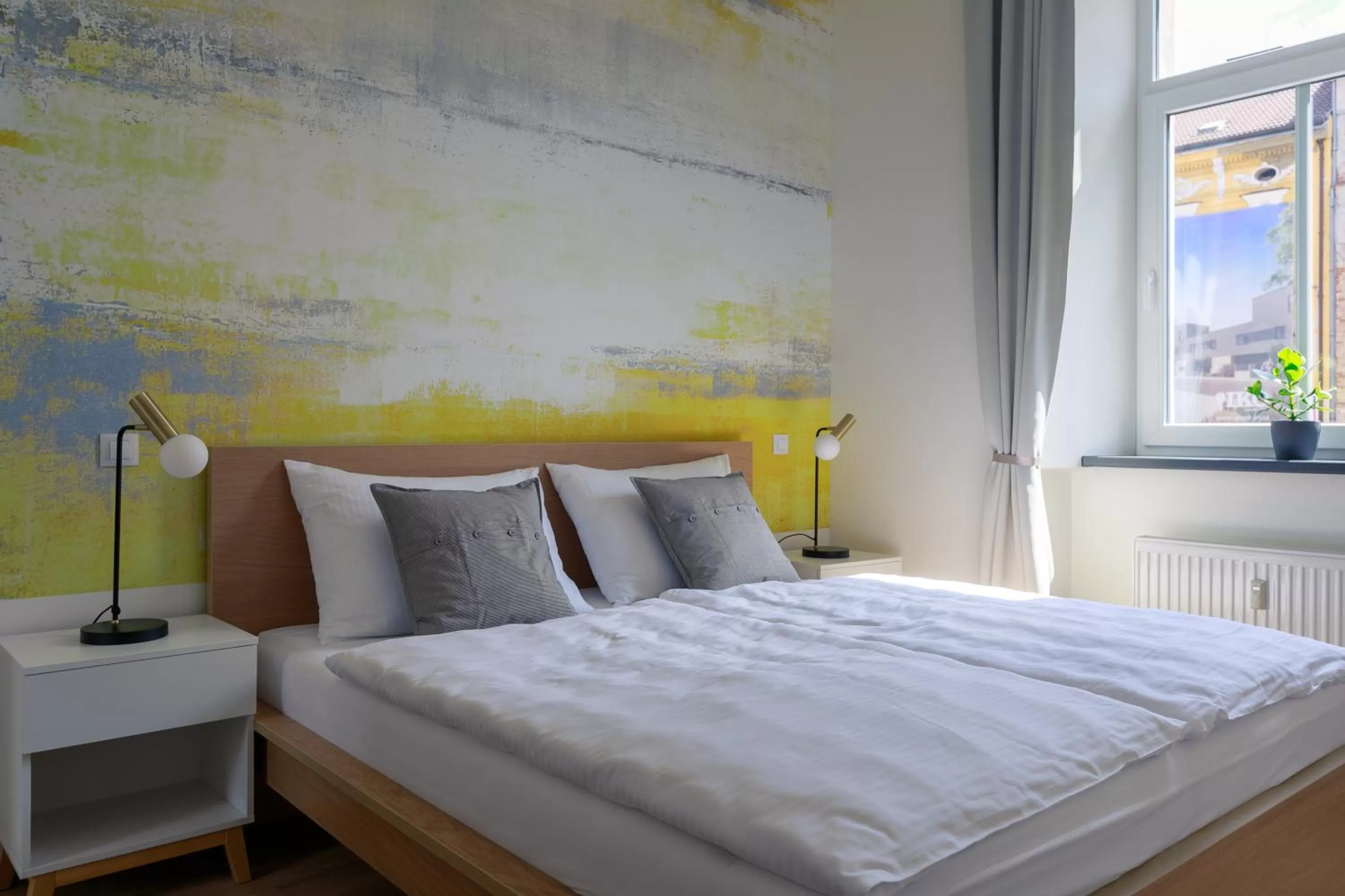 Bedroom, Bed in Avantgarde apartments