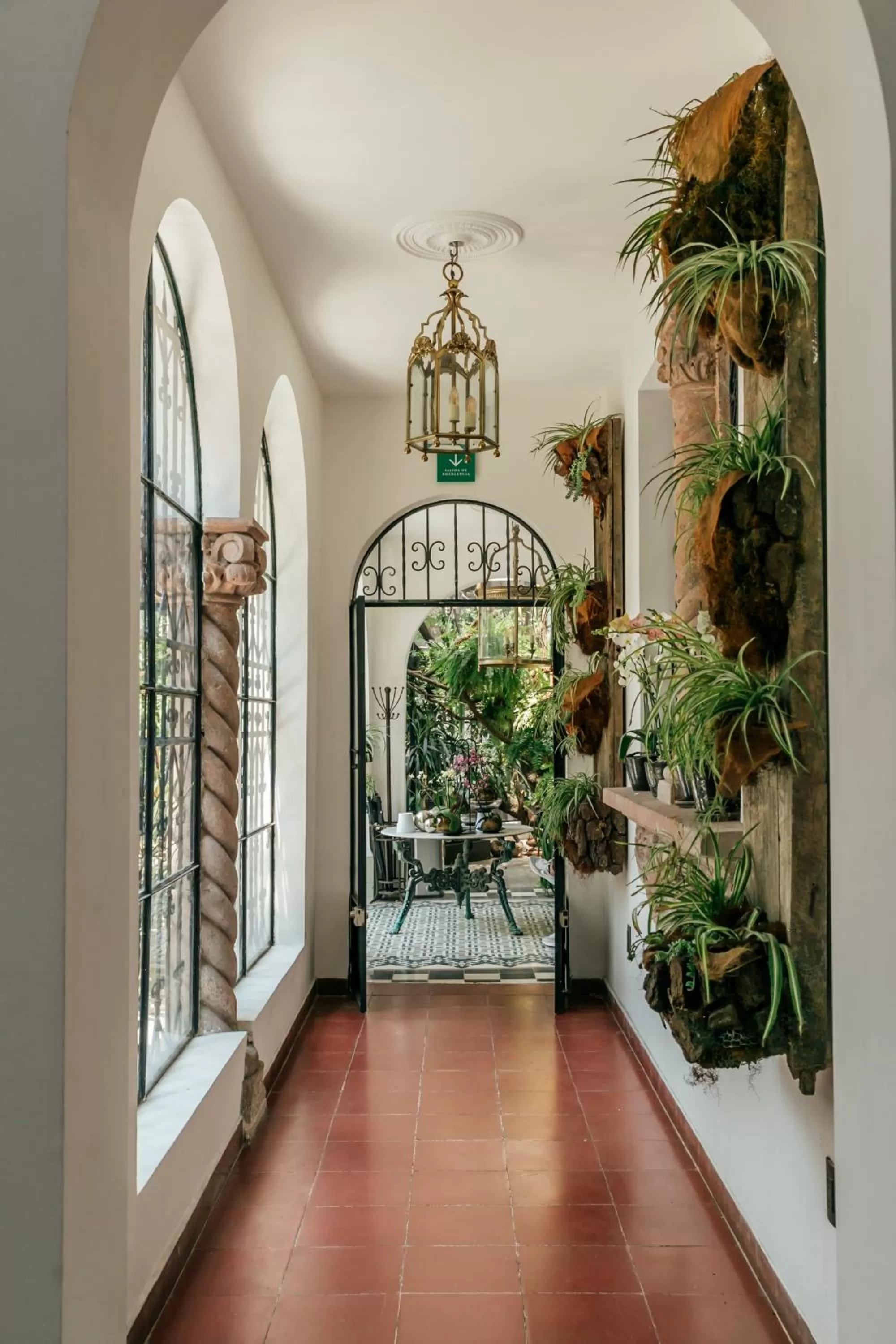 Facade/entrance in Orchid House Mexico City