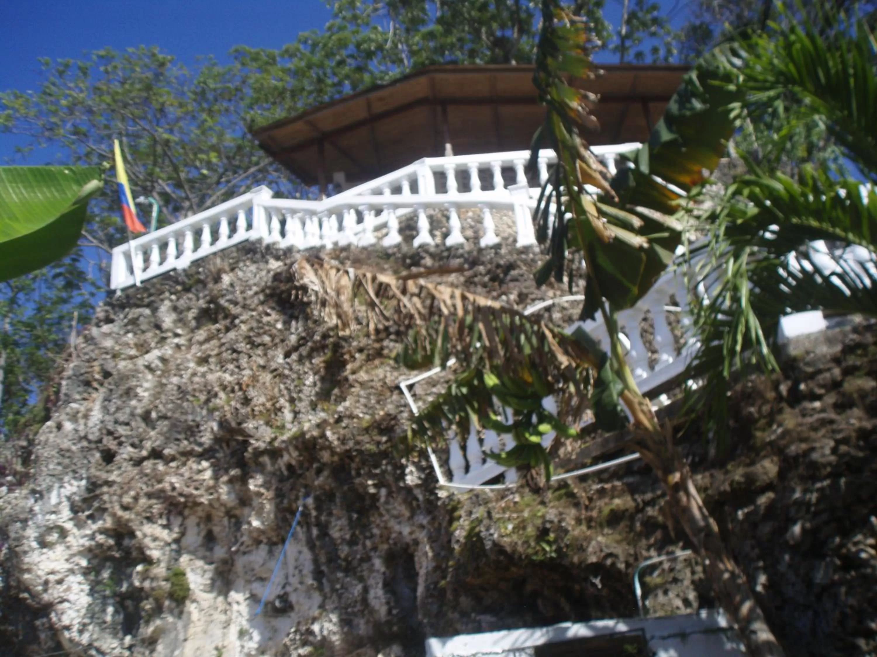 Facade/entrance in The Rock House Eco