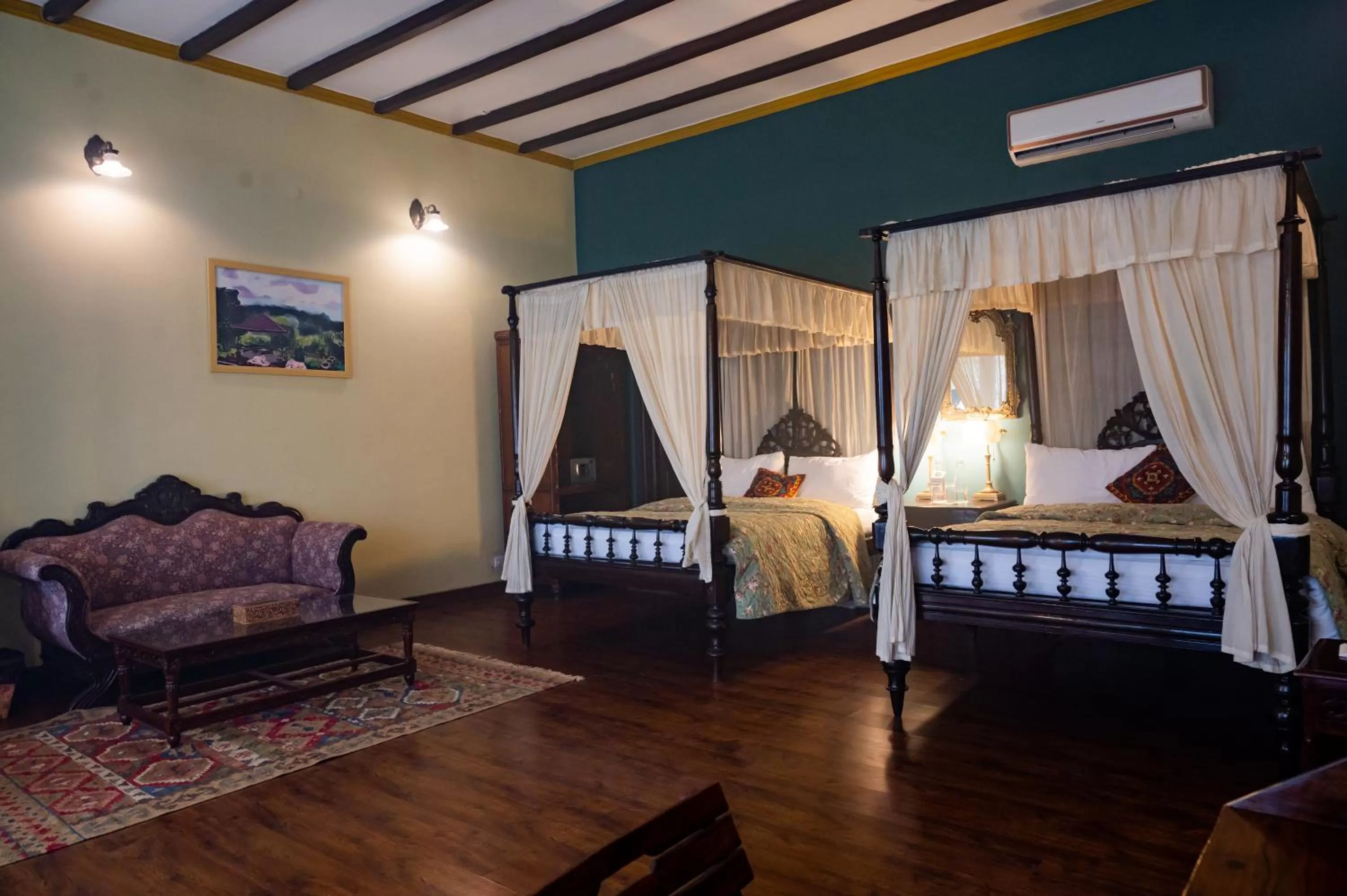 Bed in Tree of Life Resort Dehradun Foothills