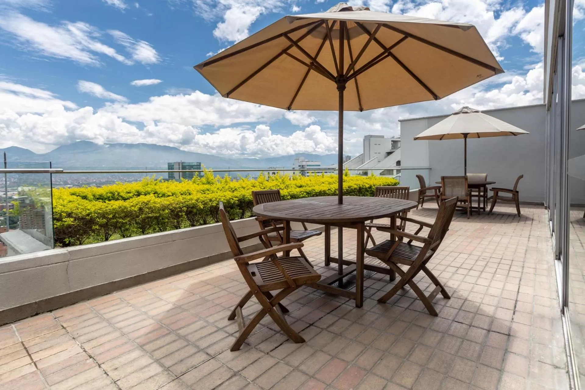 Balcony/Terrace in Hotel San Fernando Plaza