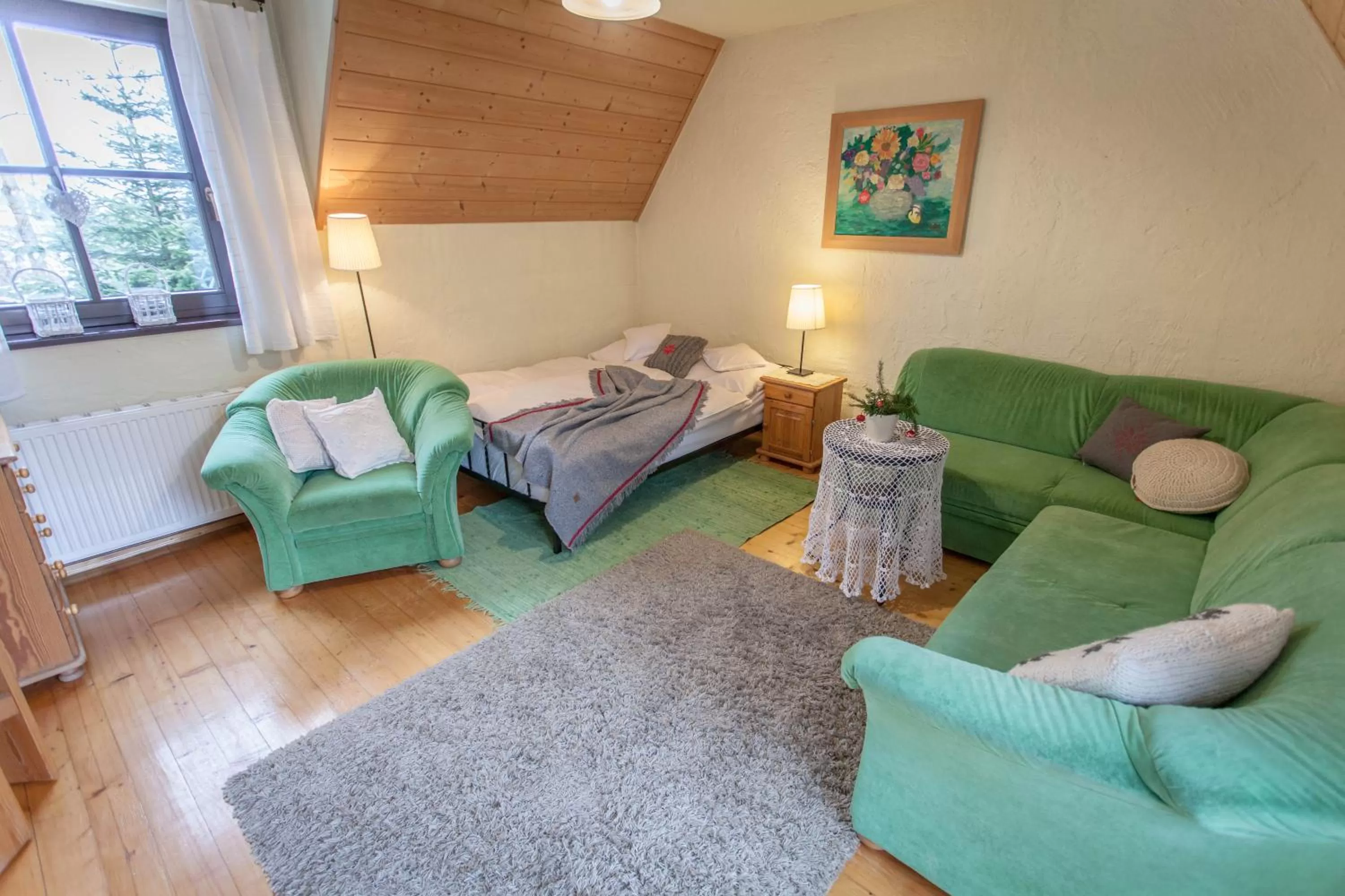 Photo of the whole room, Bed in Gościniec i Herbaciarnia Pod Złotą Łyżwą