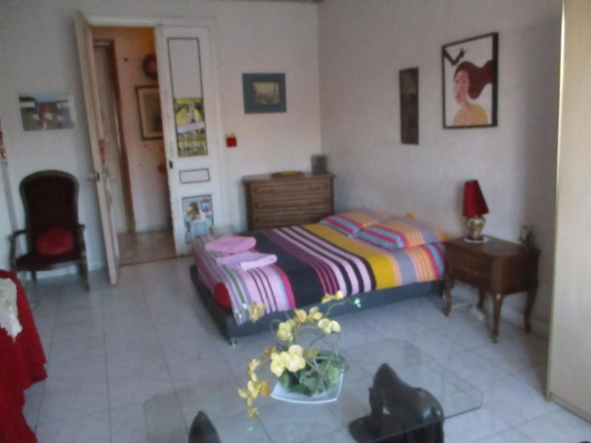 Bedroom, Bed in Chez Brigitte Guesthouse