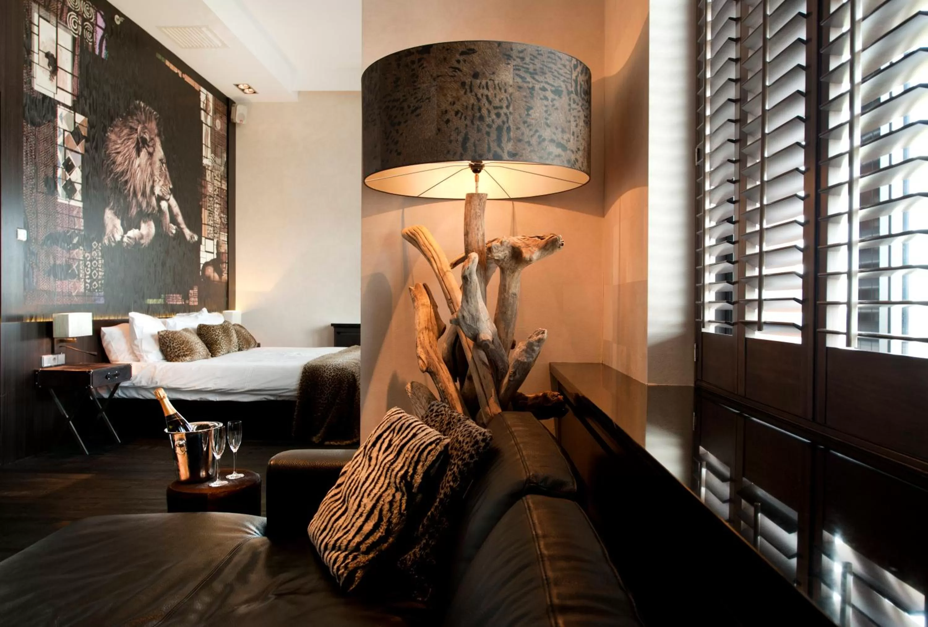 Decorative detail, Bed in Van der Valk Hotel Houten Utrecht