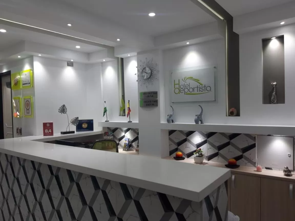 Lobby or reception in Hotel El Deportista