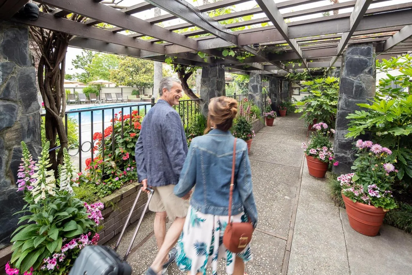 Guests in Roman Spa Resort