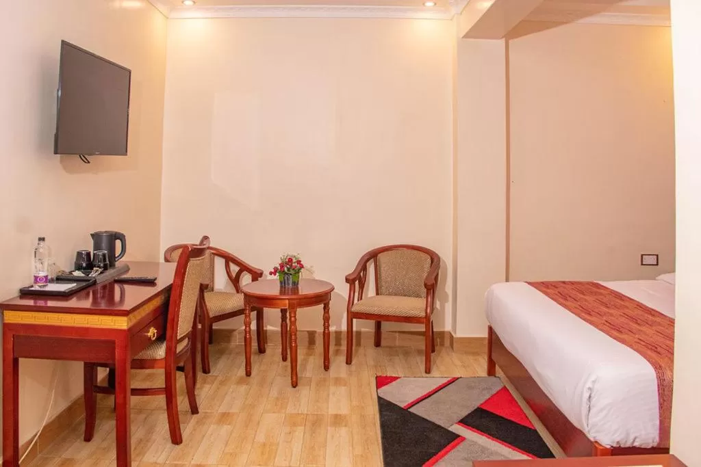 View (from property/room), TV/Entertainment Center in Vickmark Hotel