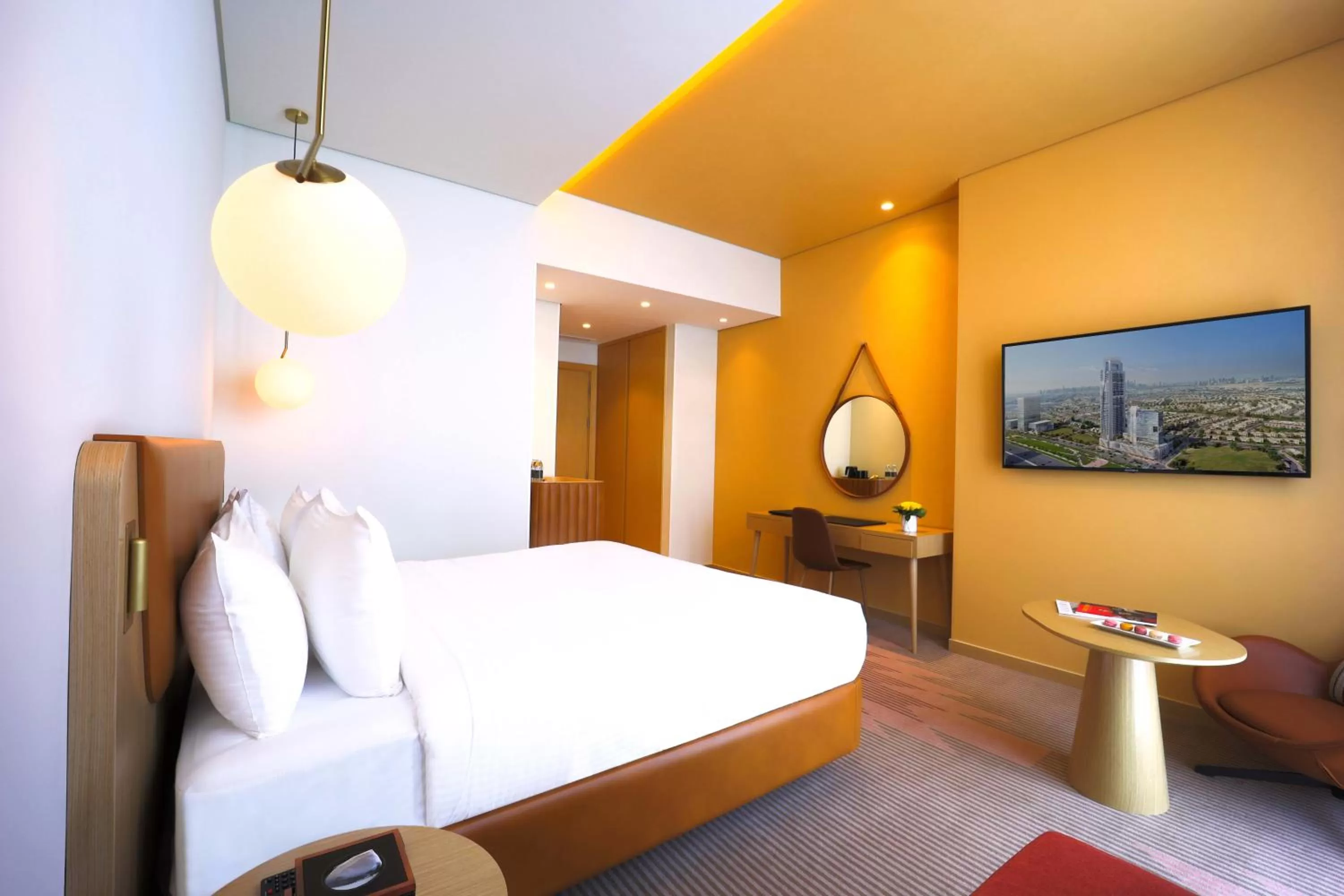 Bed in Novotel Jumeirah Village Triangle