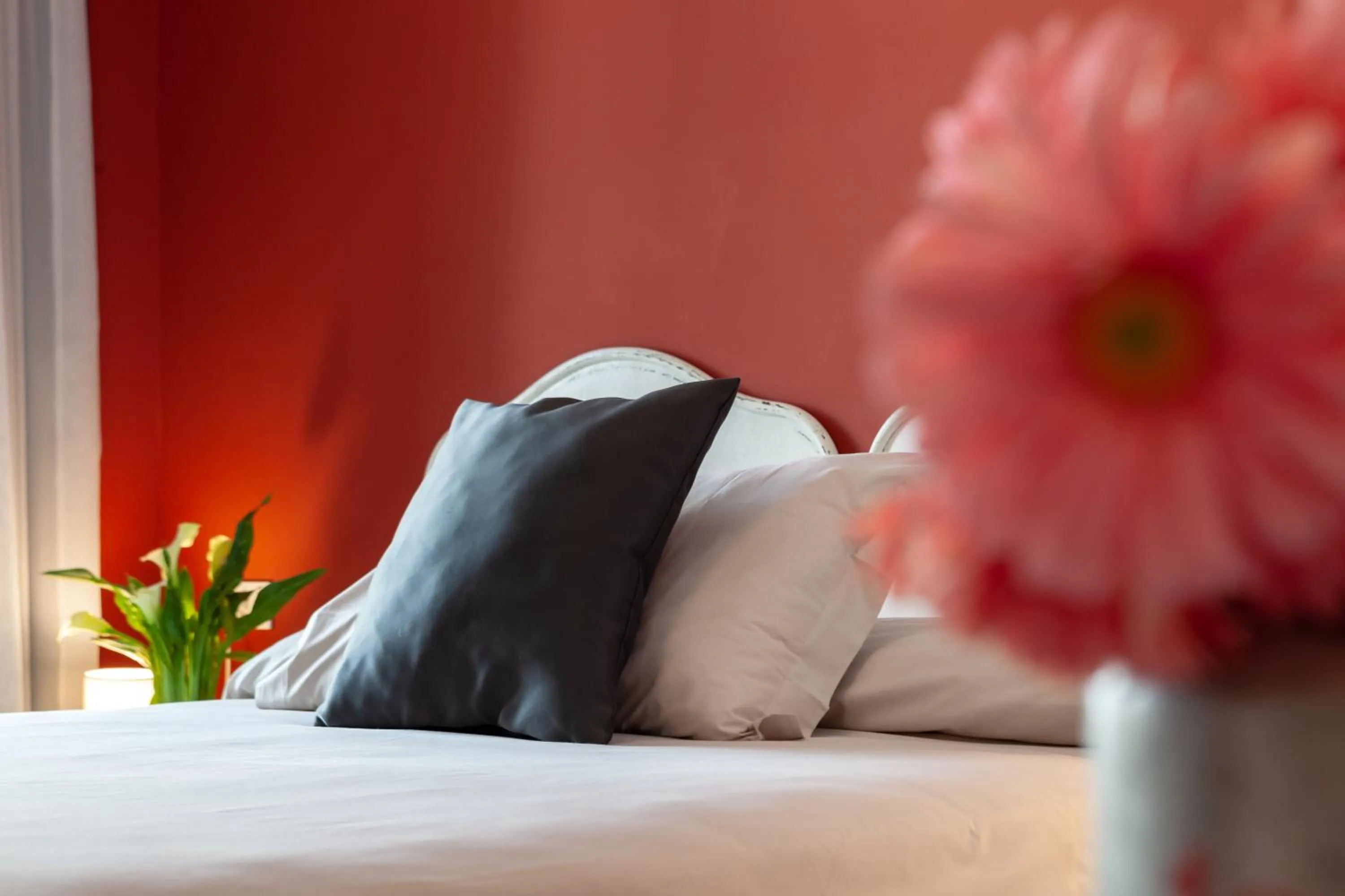 Decorative detail, Bed in Hotel Maximilian